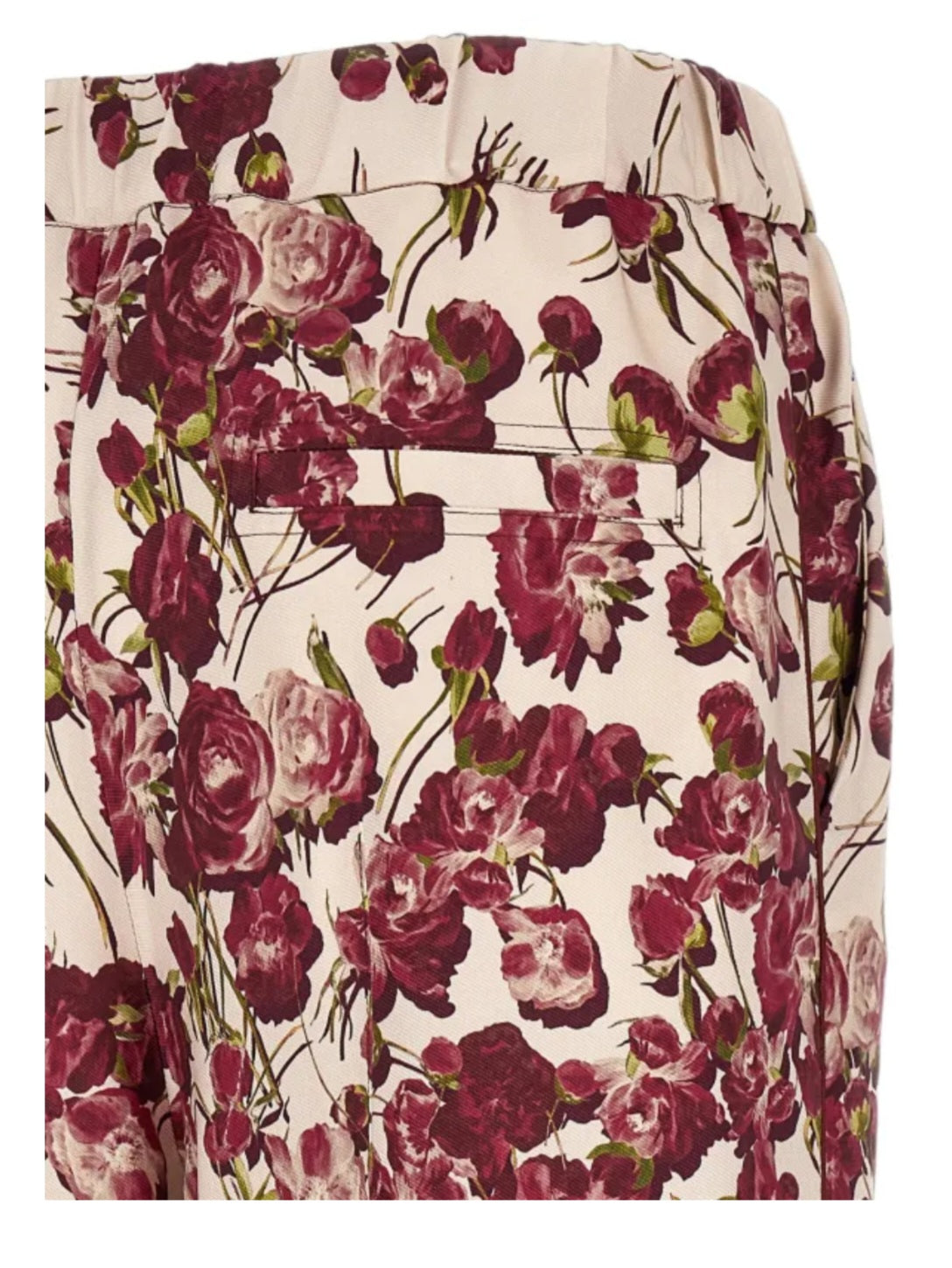 F.R.S. - Pantalone rose f.do avorio "Pontos"