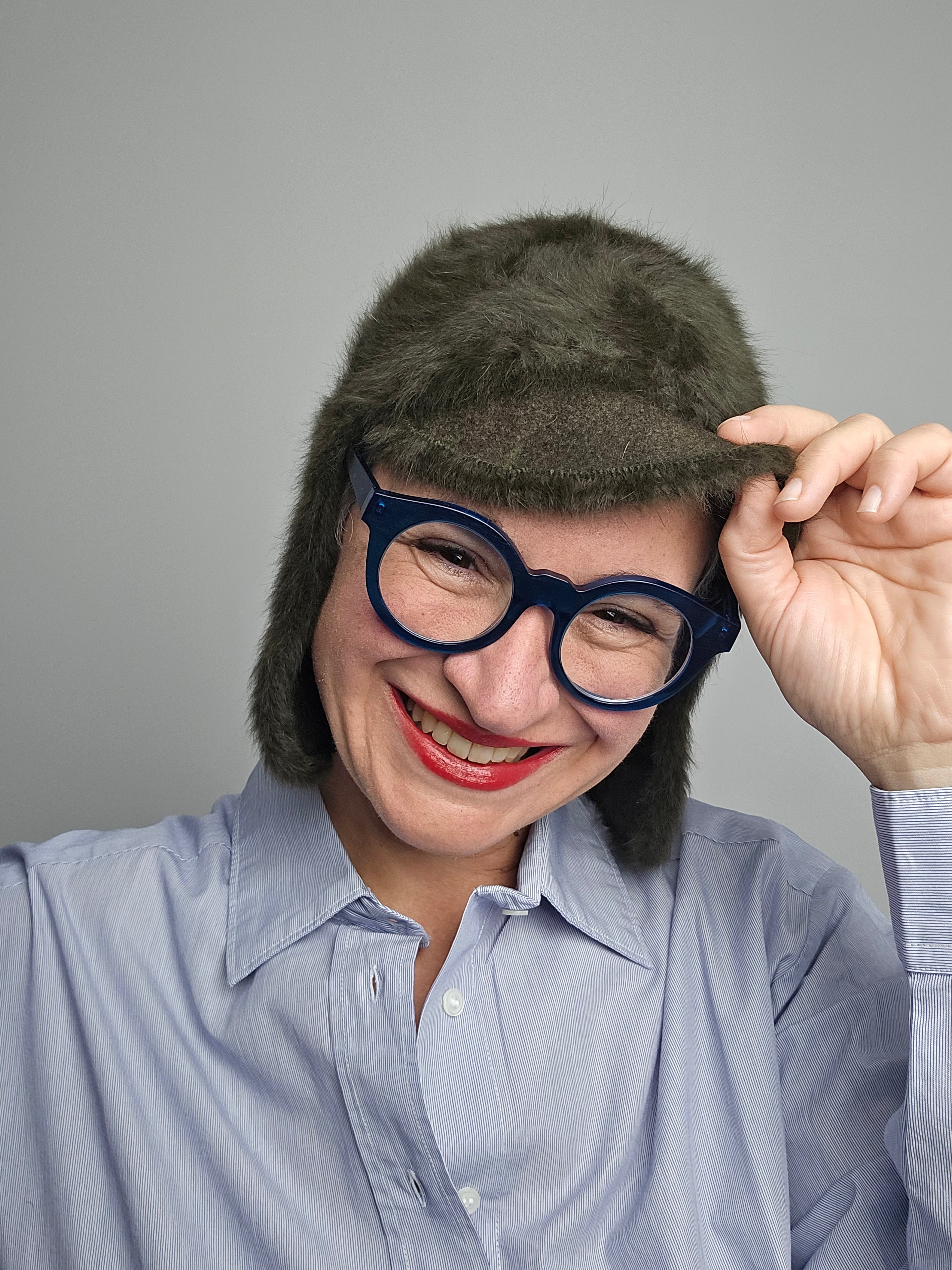 Yesey - Cappello aviatore "Teddy" verde