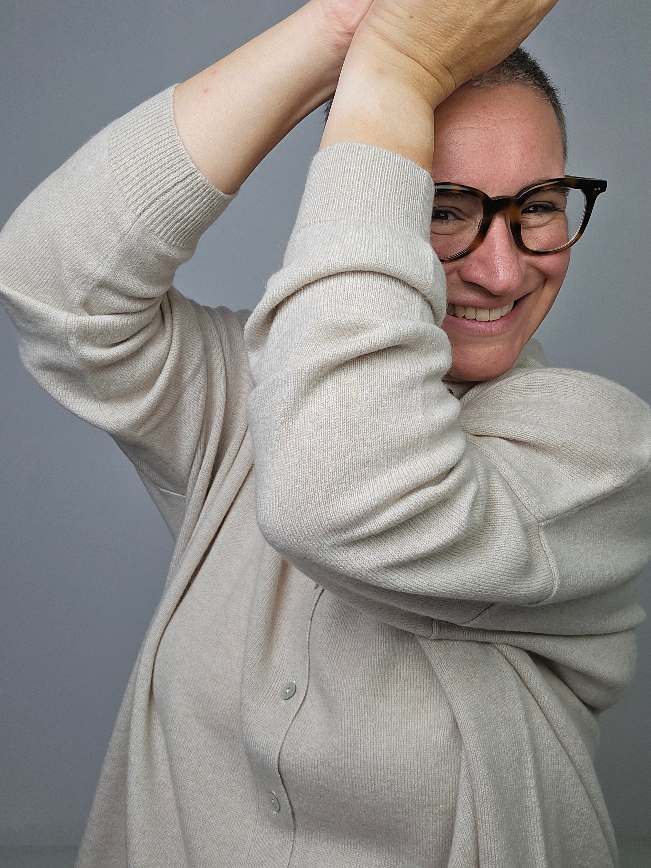 Be You - Cardigan cashmere beige