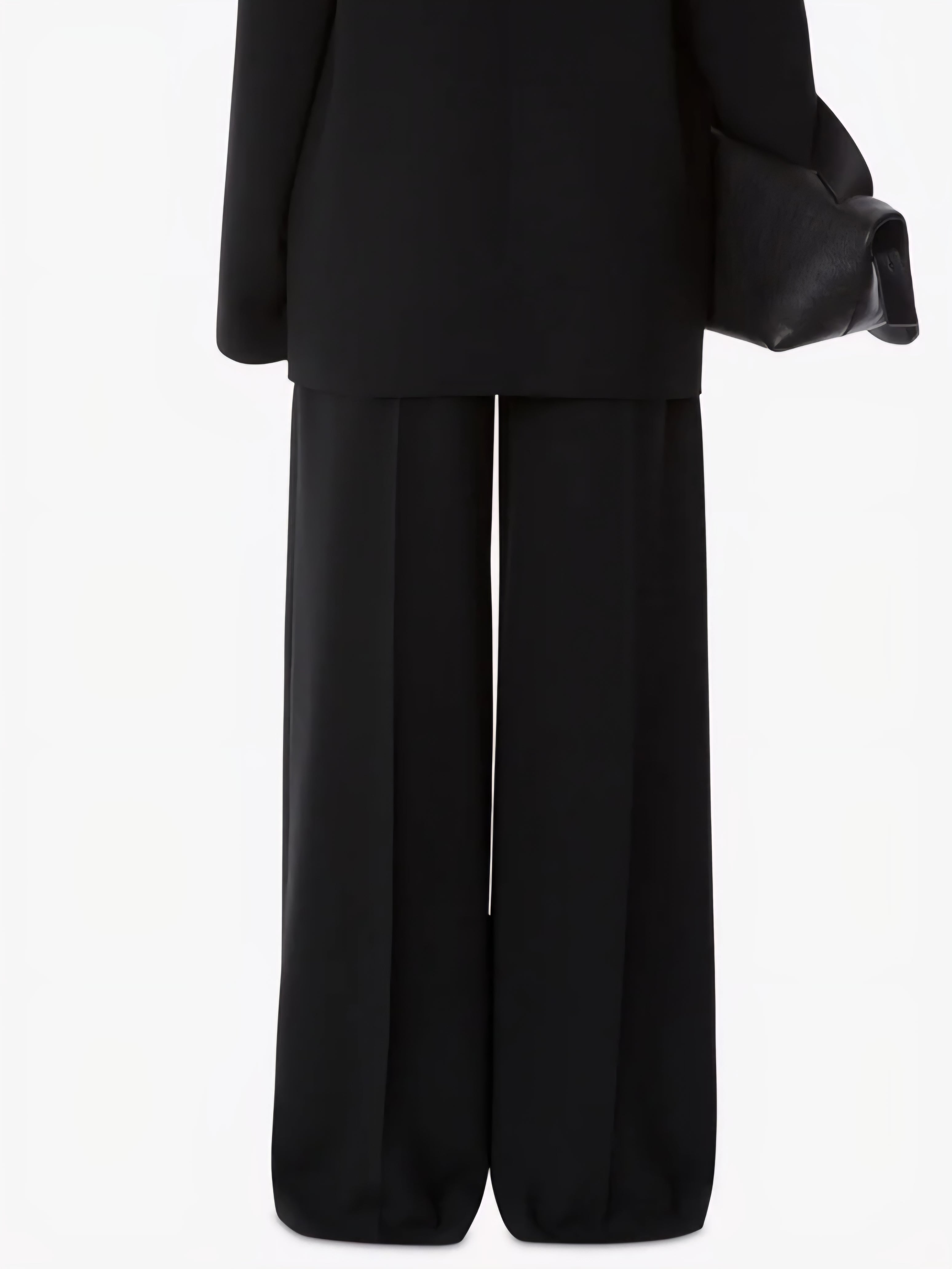 Alberta Ferretti - Pantalone nero in cady