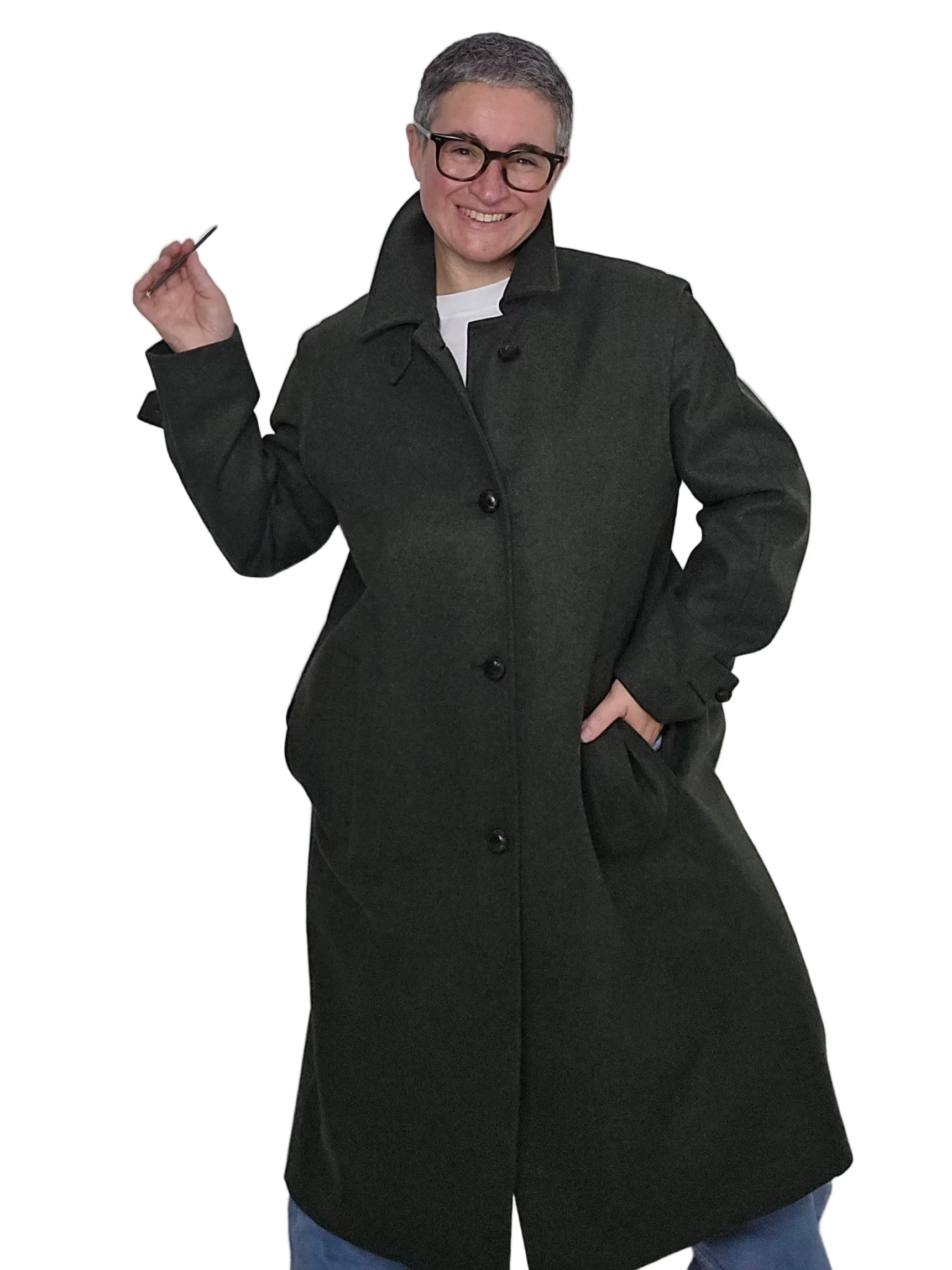 Schneiders - Cappotto lungo "Lena" Loden green
