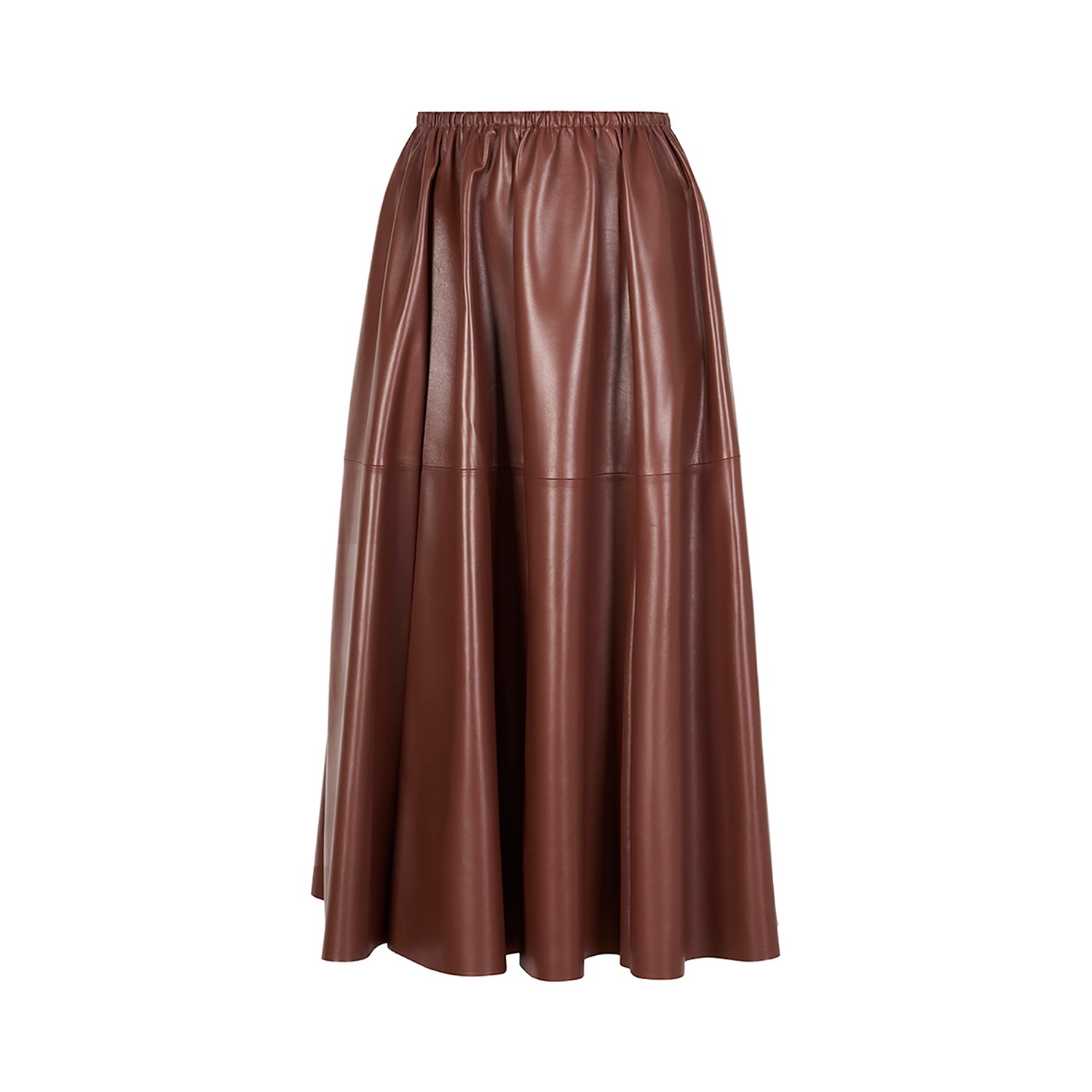 Desa 1972 - Gonna a ruota nut brown