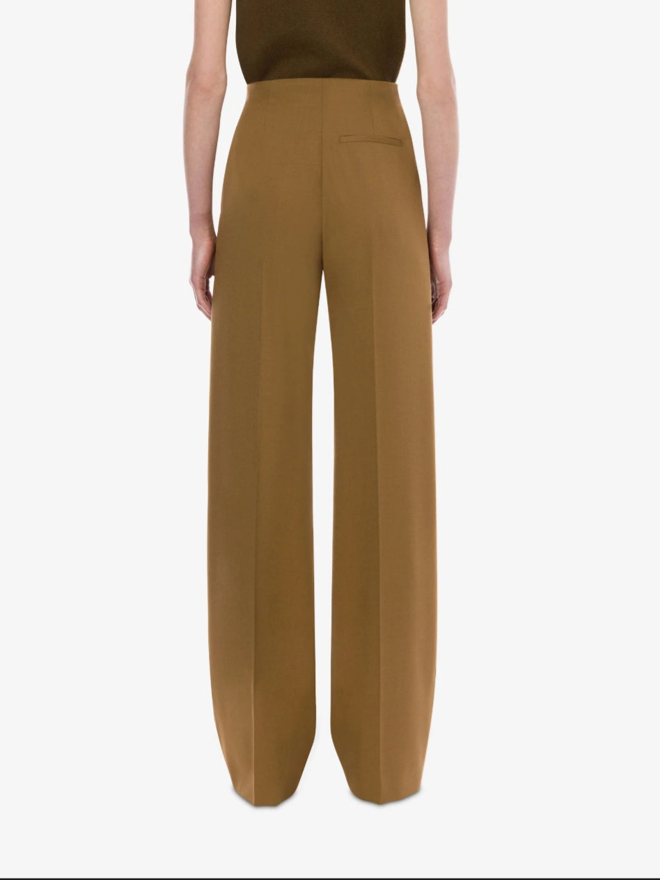 Alberta Ferretti - Pantalone tropical wool, biscotto