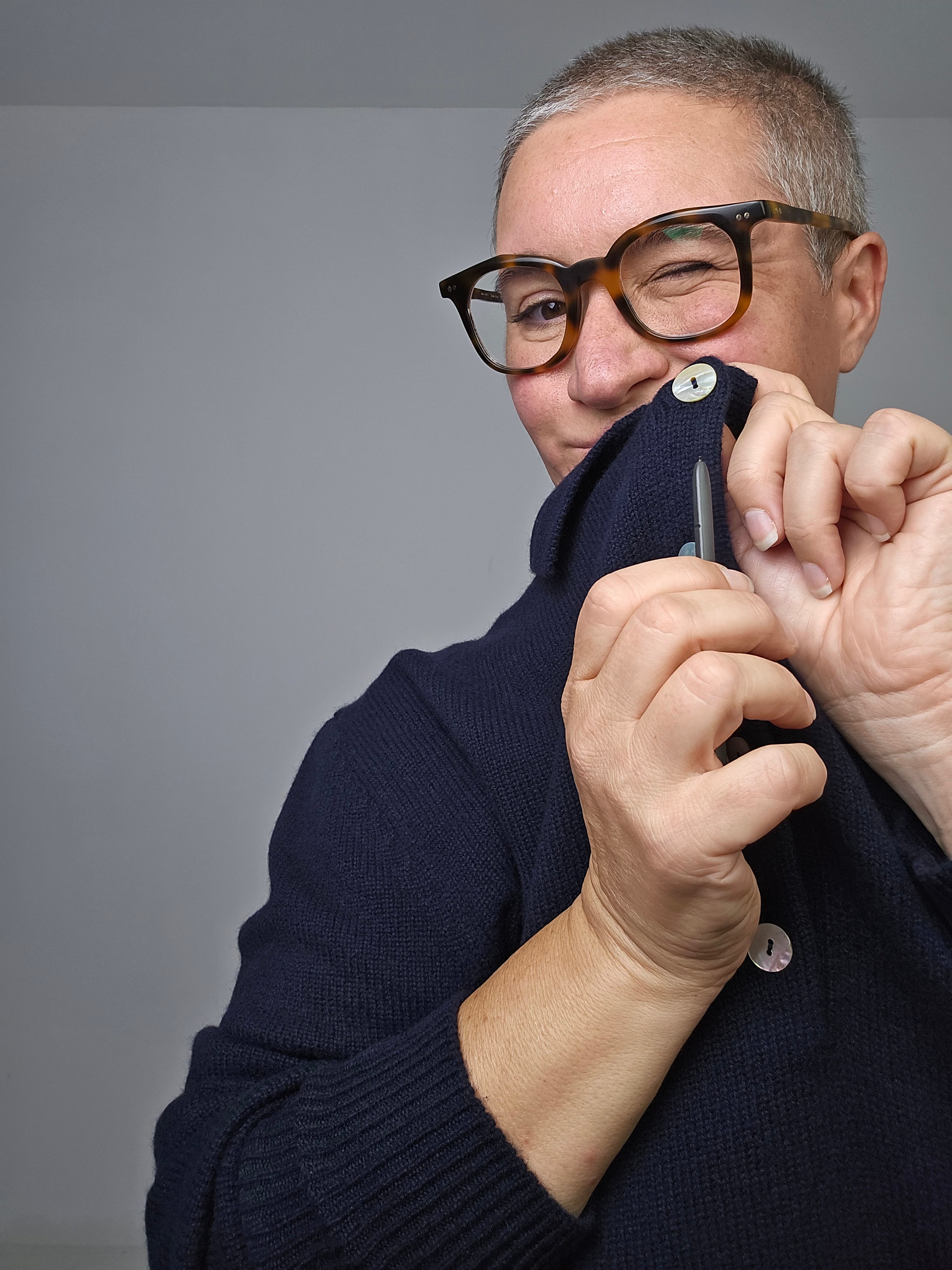Be You - Polo cashmere navy