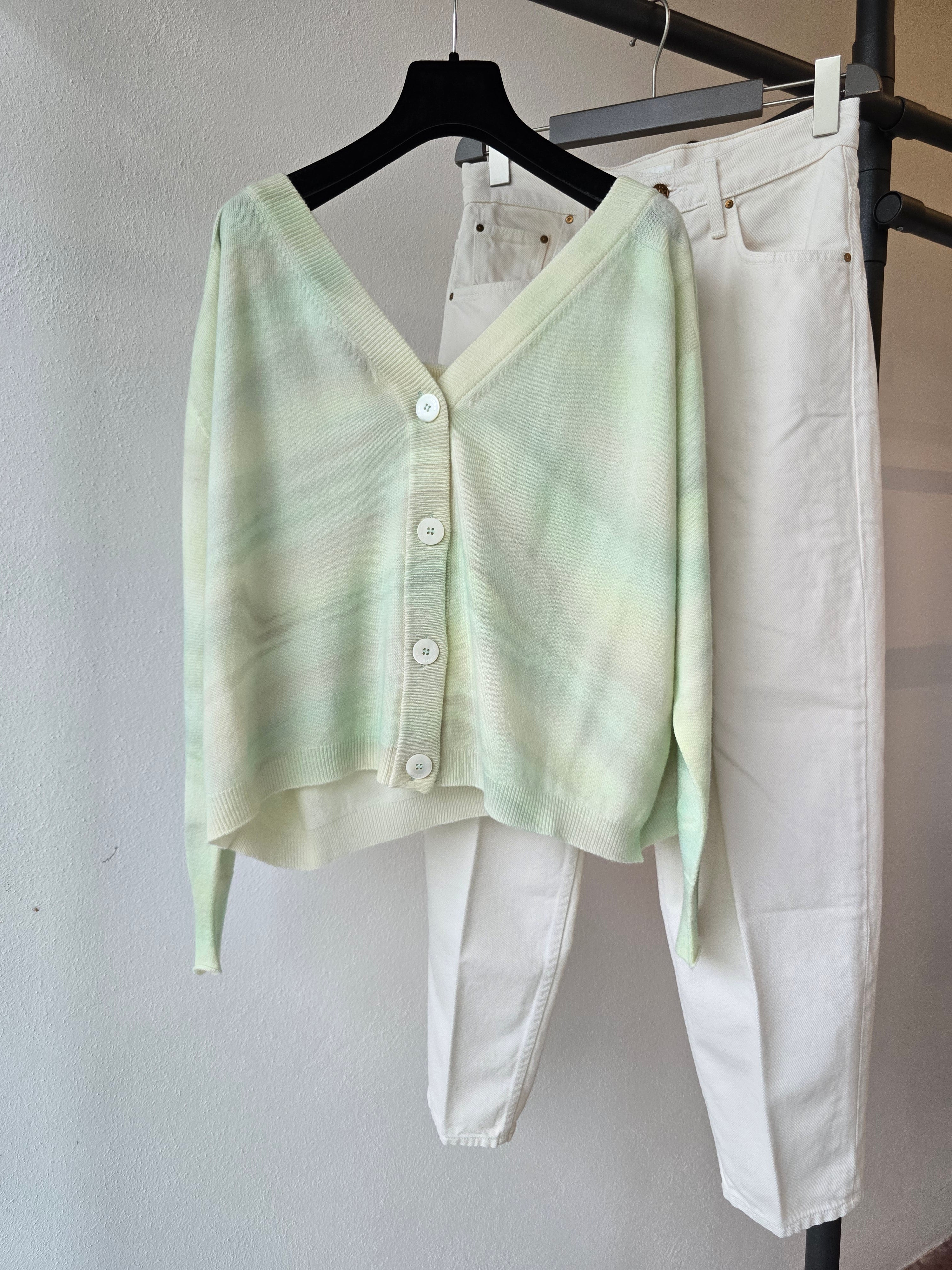 Canessa - Cardigan in cashmere sfumato