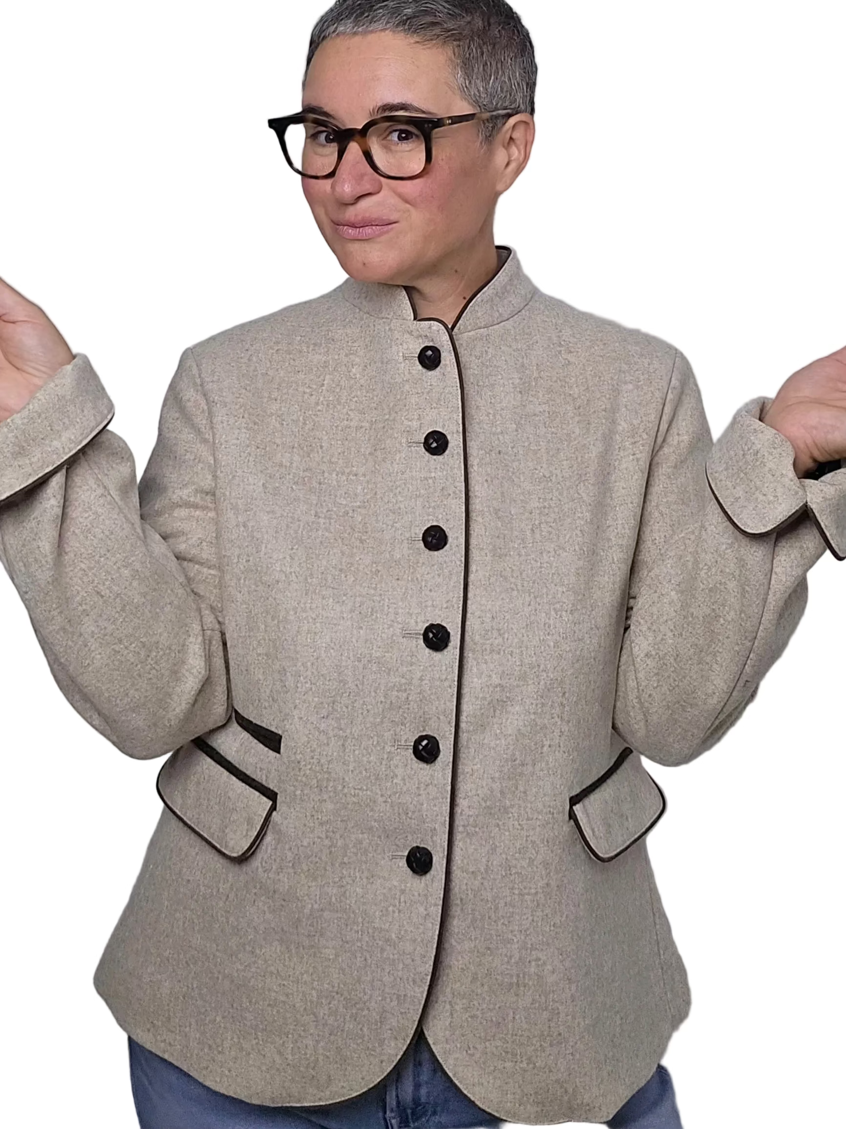 Schneiders - Short Jacket "Mia" Loden almond