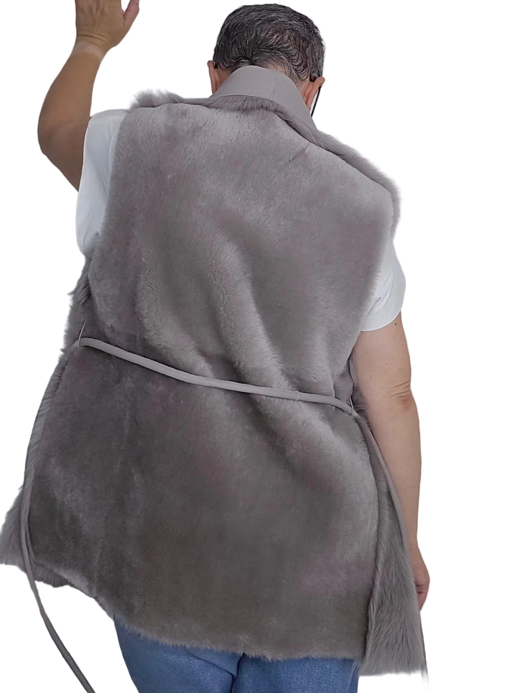 Blancha - Gilet tortora merino