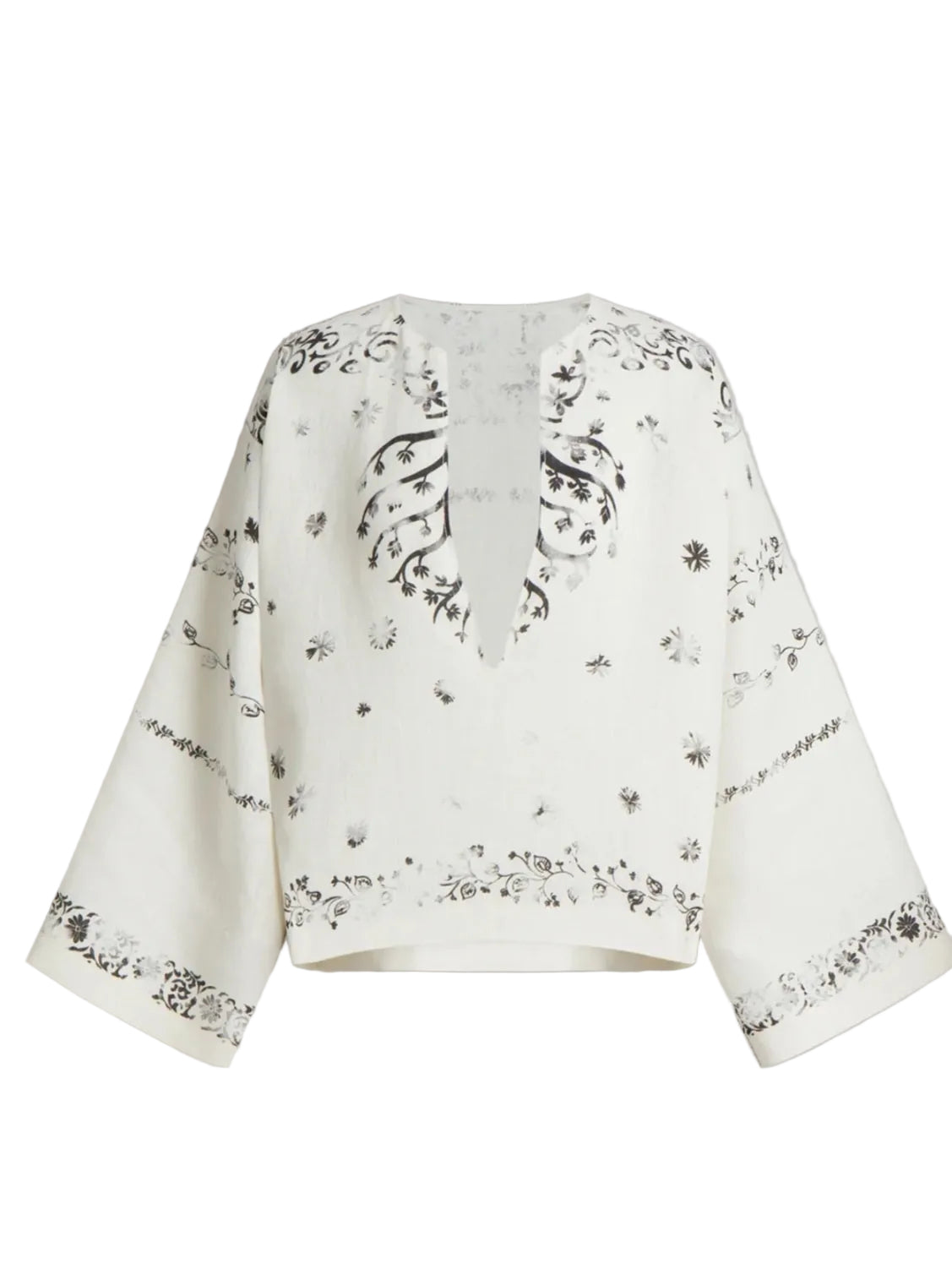 Alberta Ferretti - Camicia lino stampato