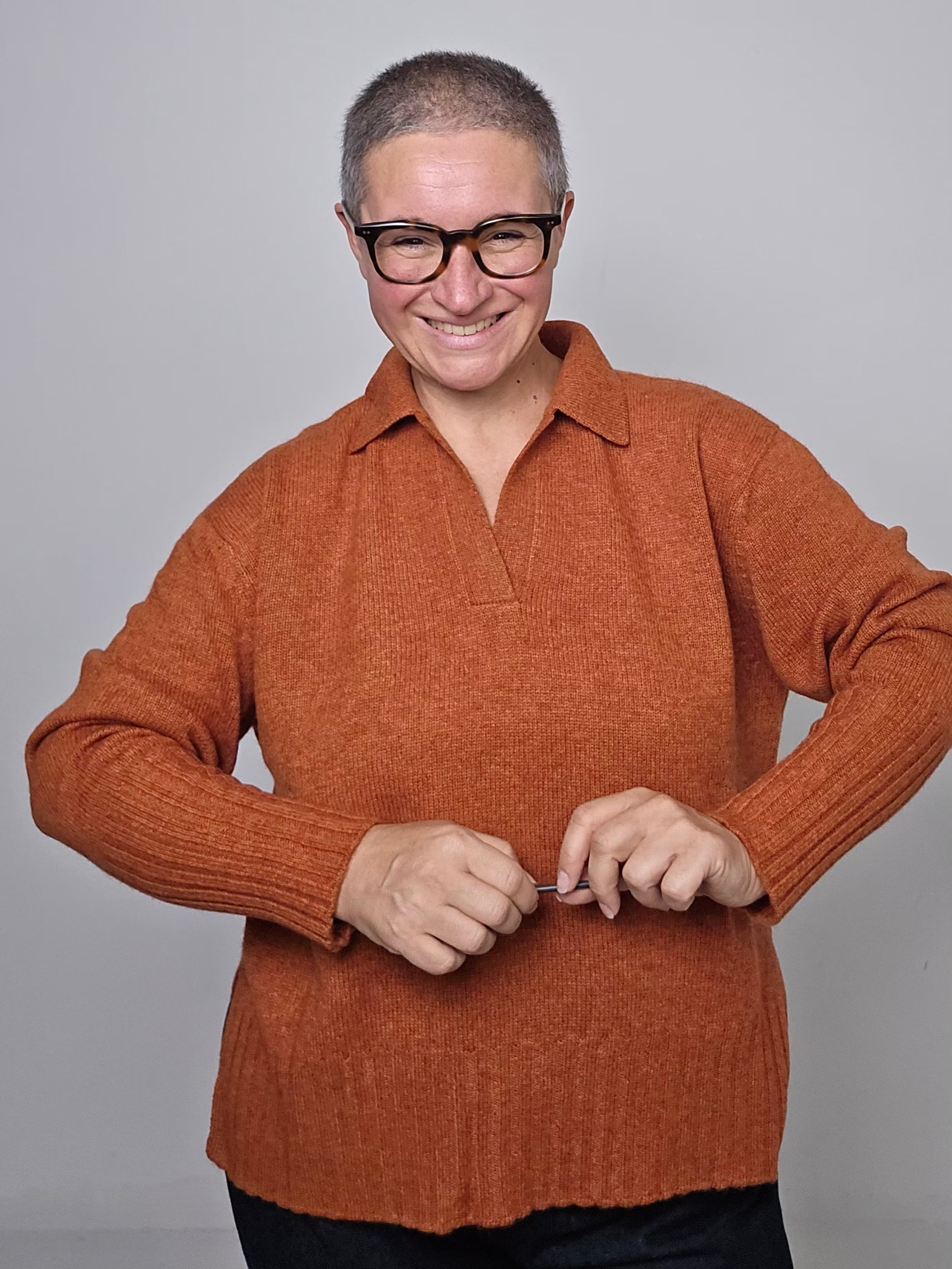 Be You - Polo cashmere orange