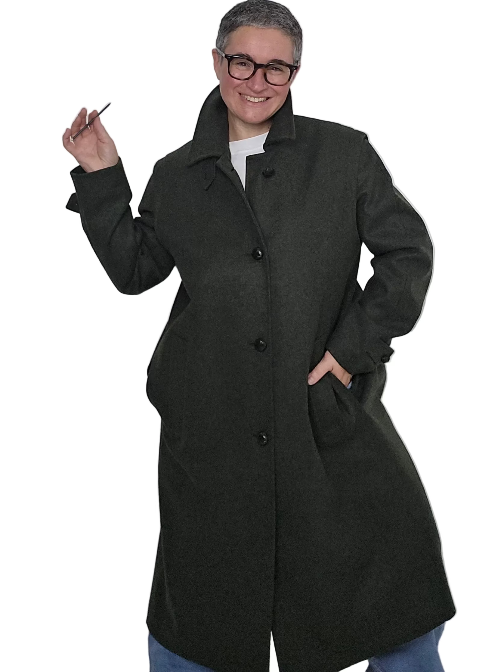 Schneiders - Cappotto lungo "Lena" Loden green