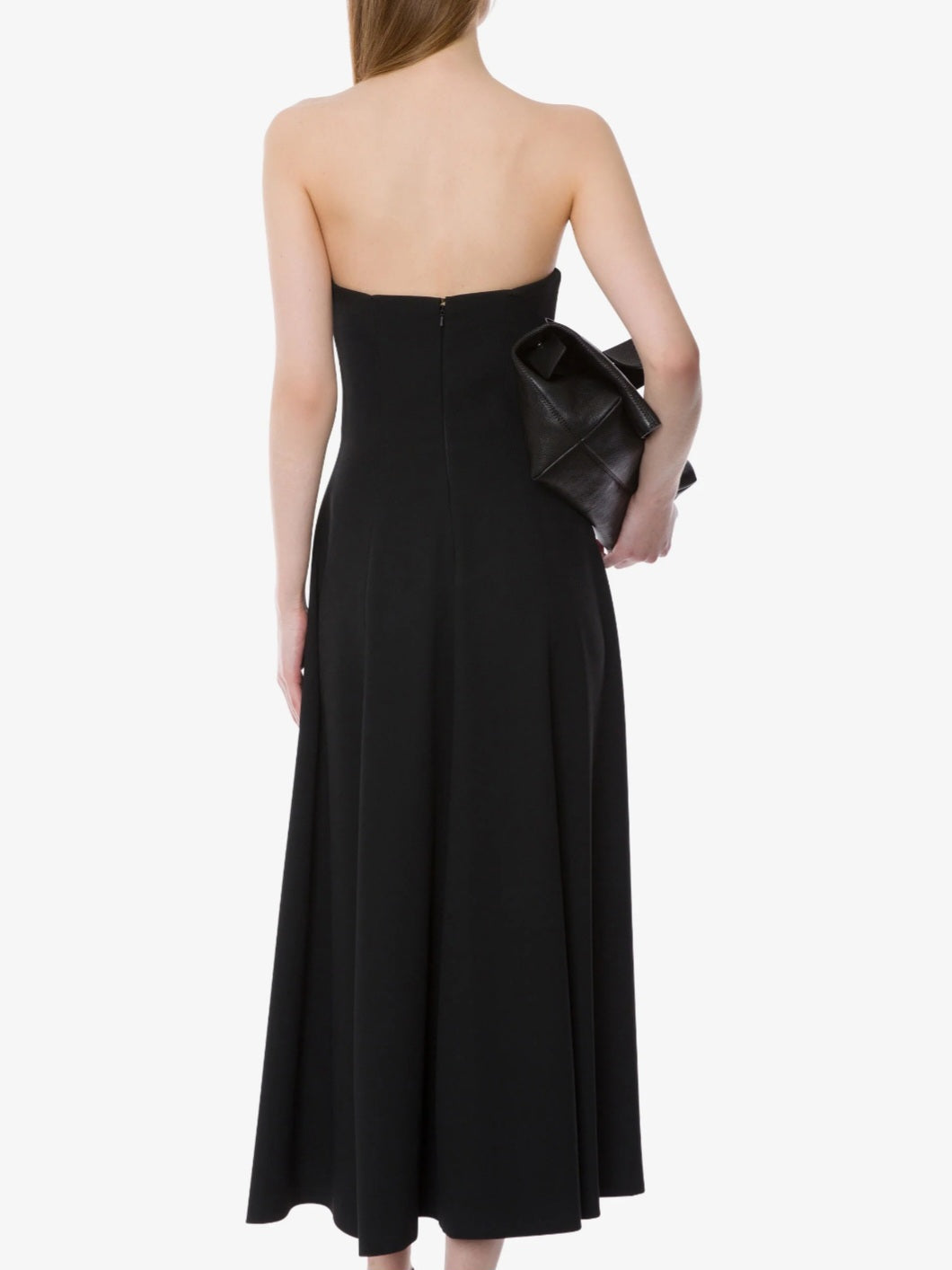 Alberta Ferretti - Abito cady stretch nero