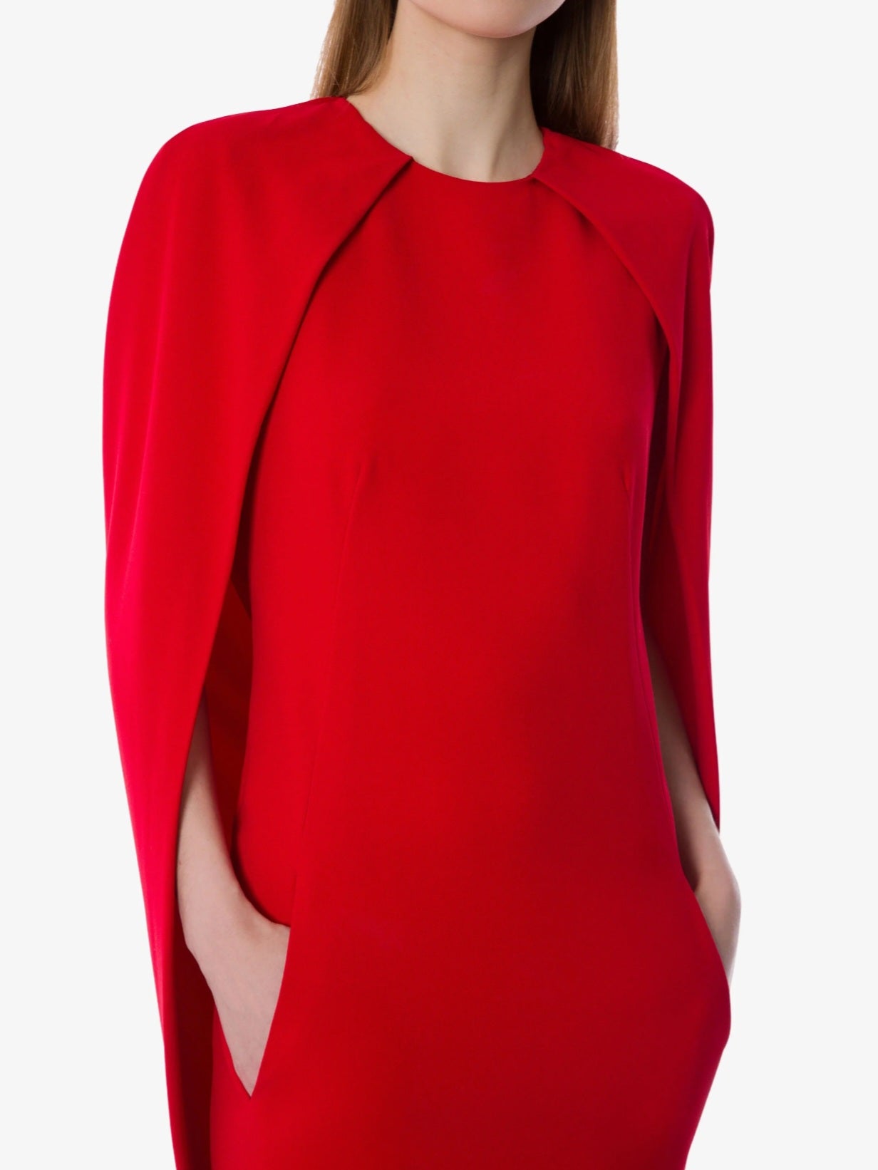 Alberta Ferretti - Abito lungo rosso schiena nuda