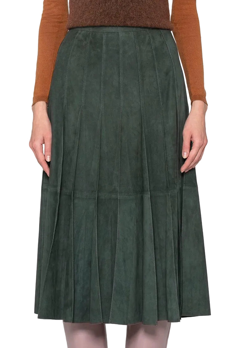 Desa 1972 - Gonna in suede forest