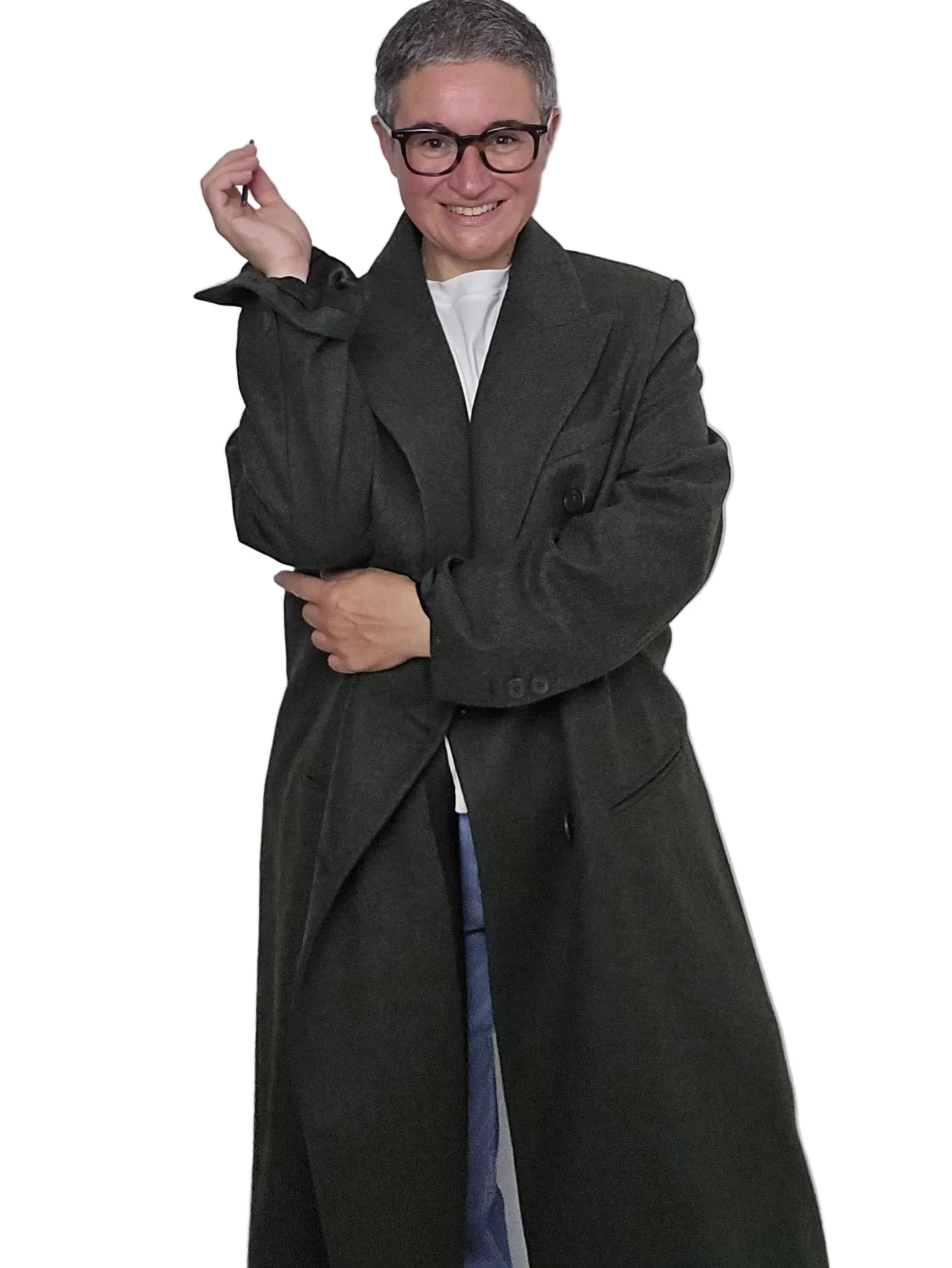 Schneiders - Cappotto lungo "Bella" Loden green
