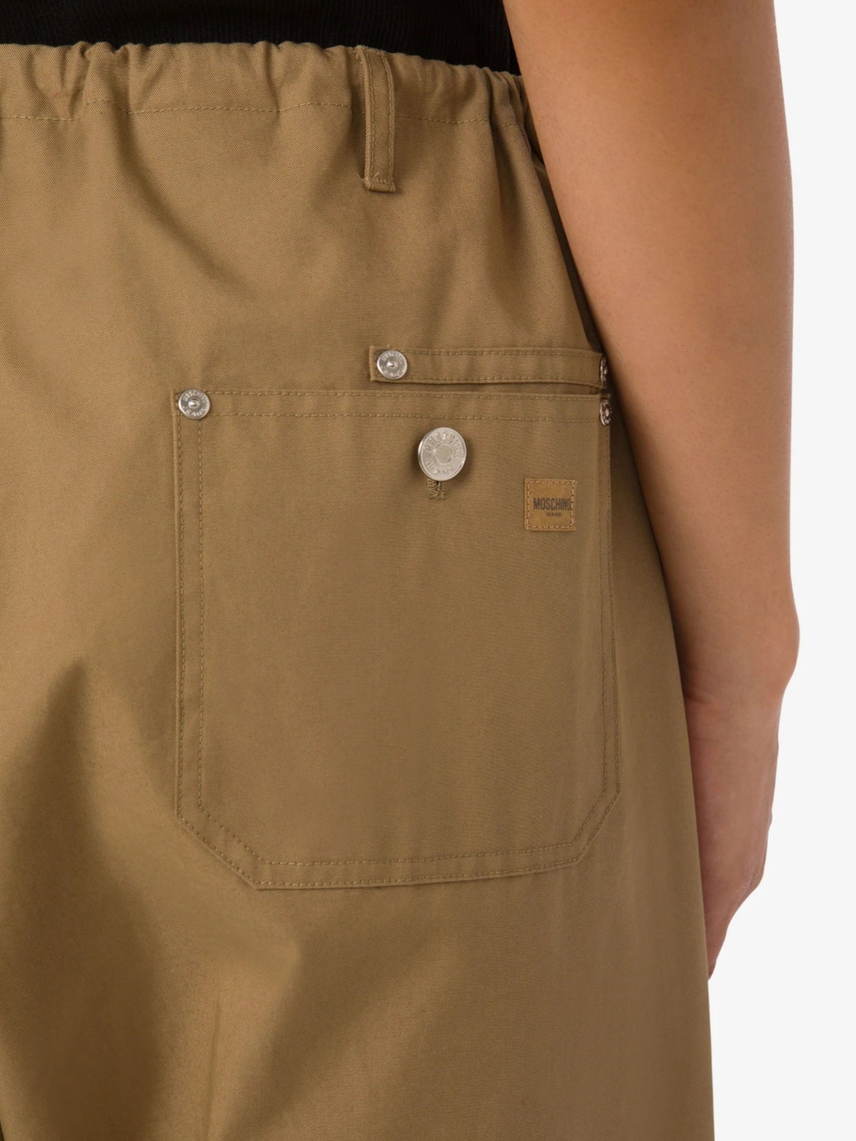 Moschino Jeans - Pantalone twill di cotone