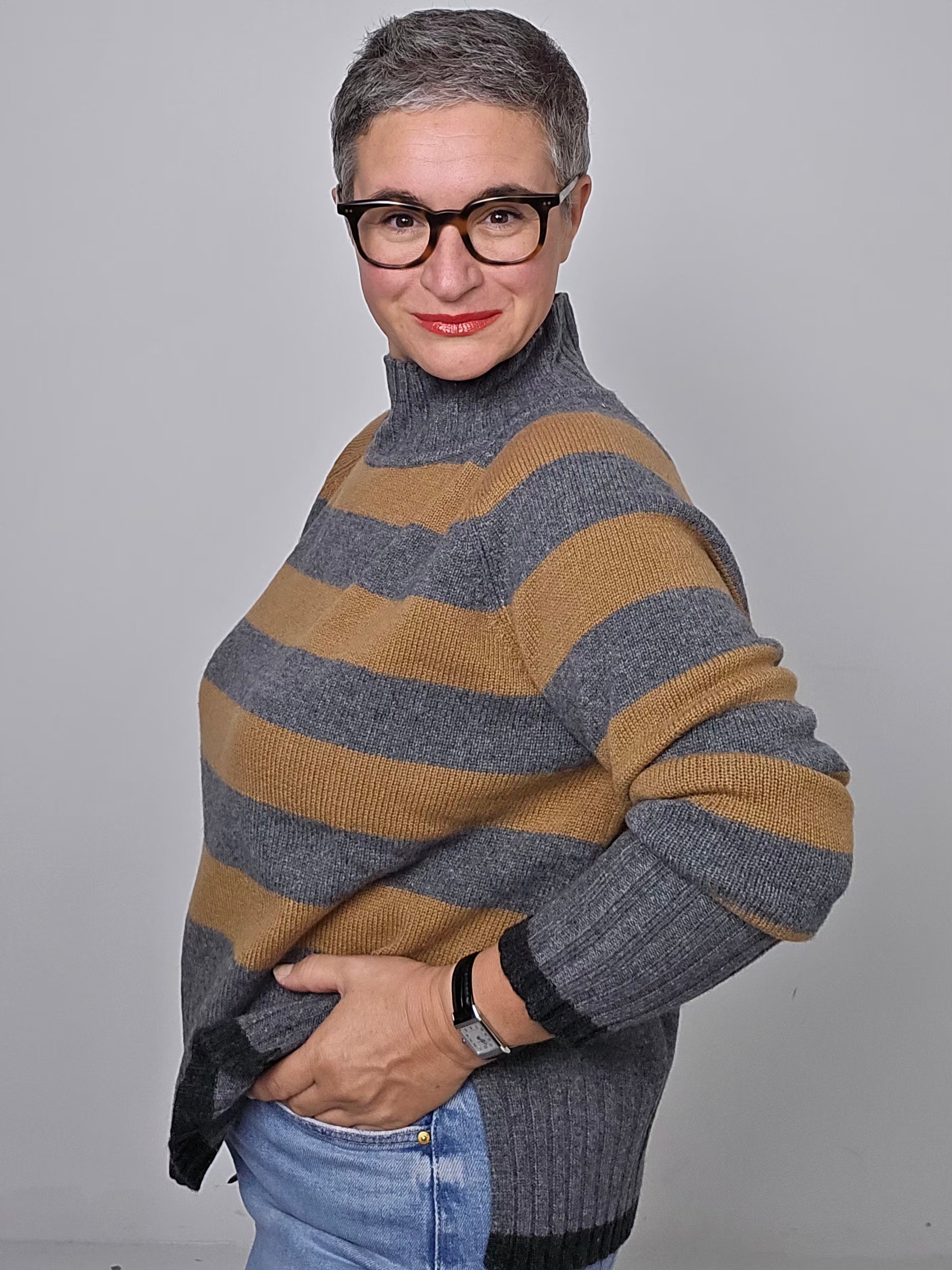 Be You - Maglia cashmere turtle neck