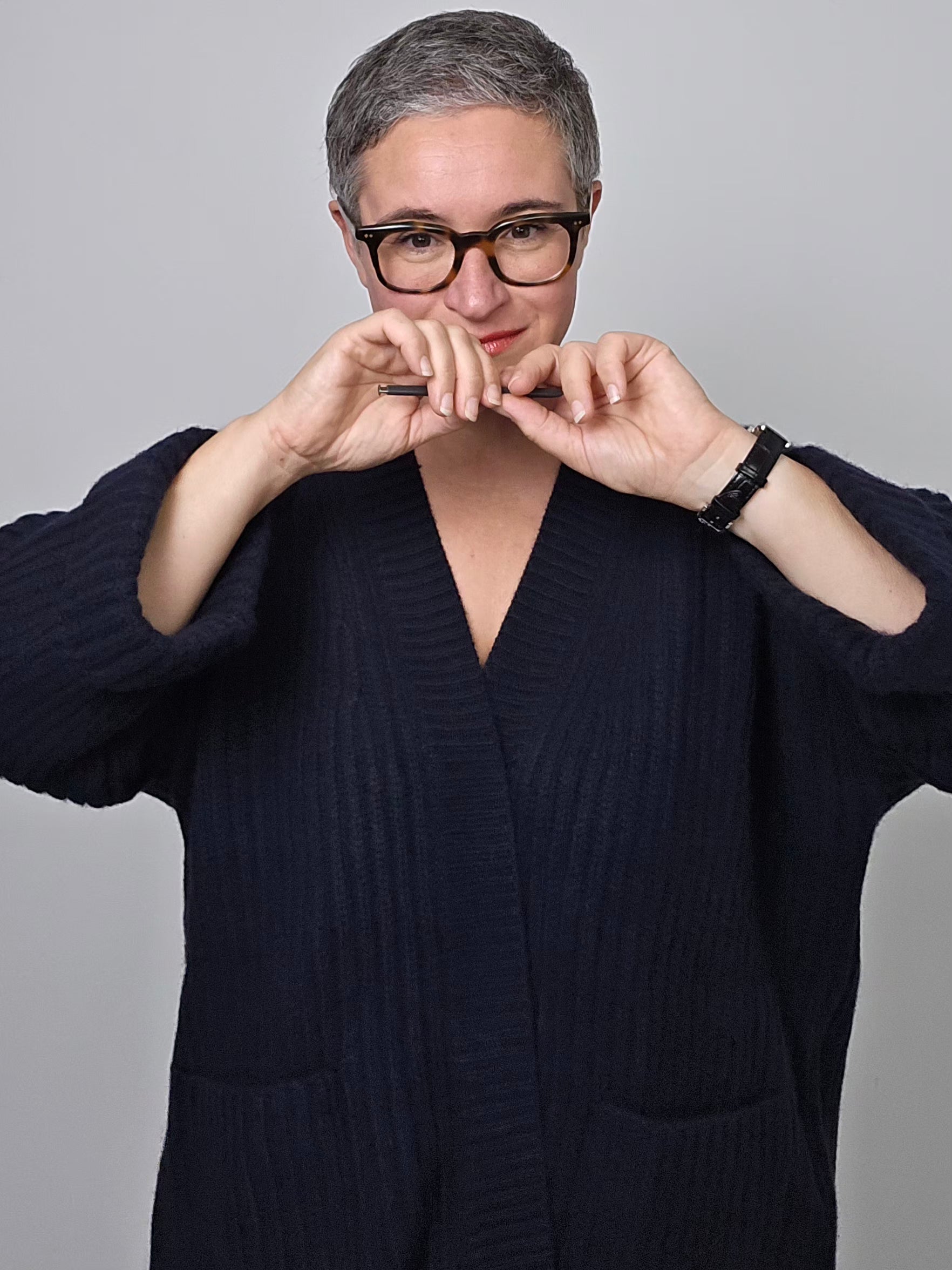 Be You - Cardigan cashmere navy