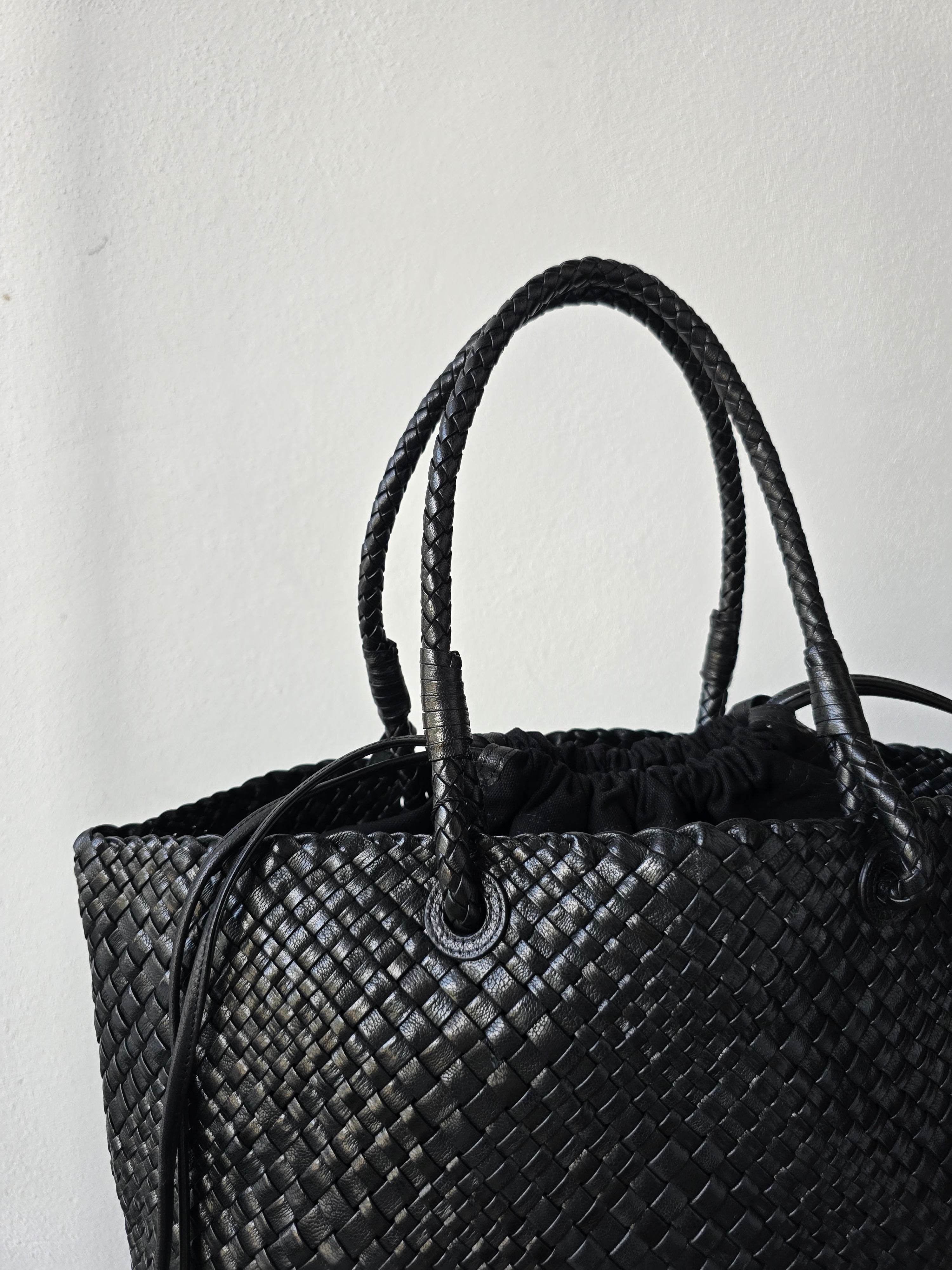 Ibeliv - Borsa in pelle " Bazika" black