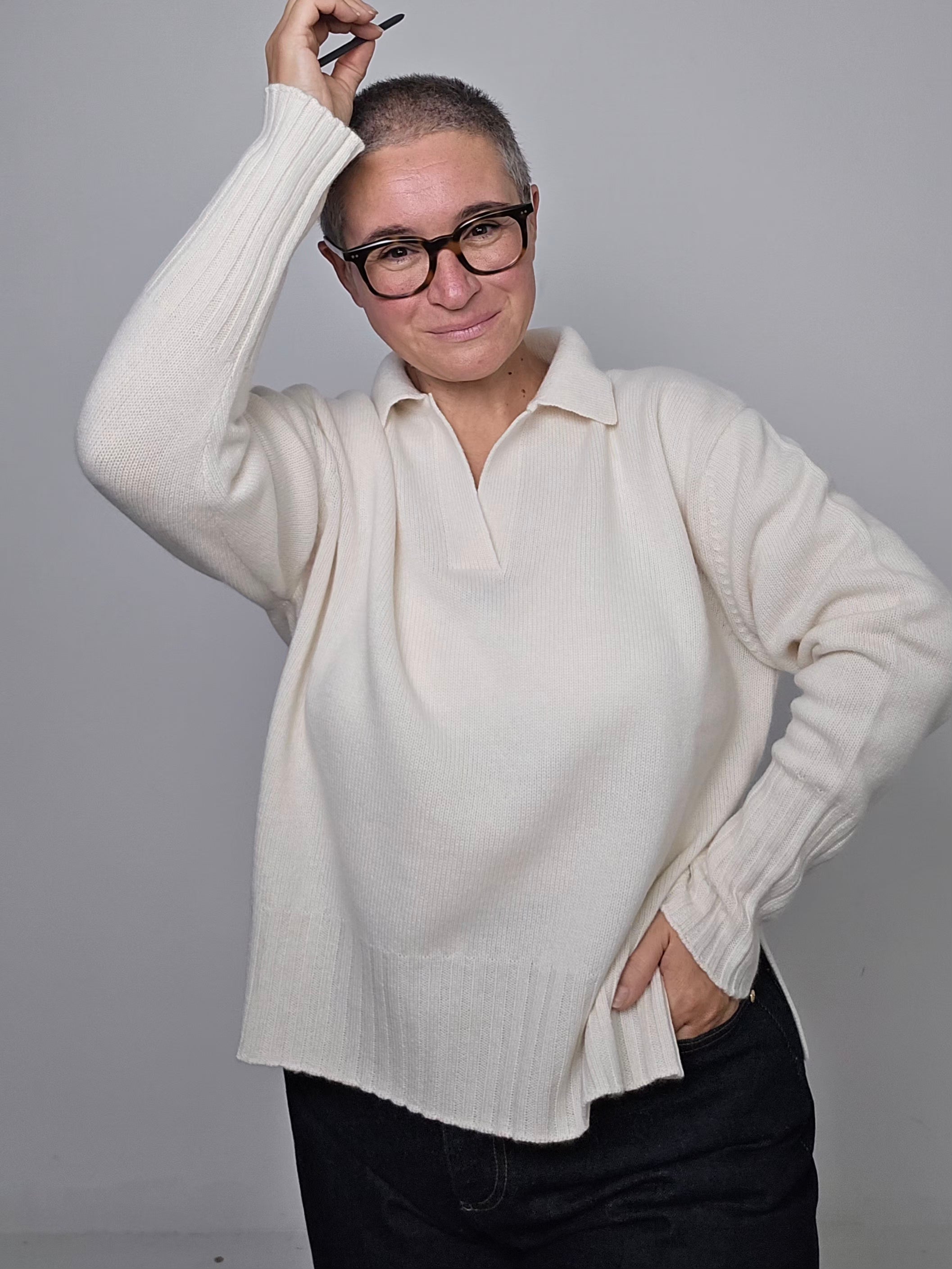 Be You - Polo cashmere white