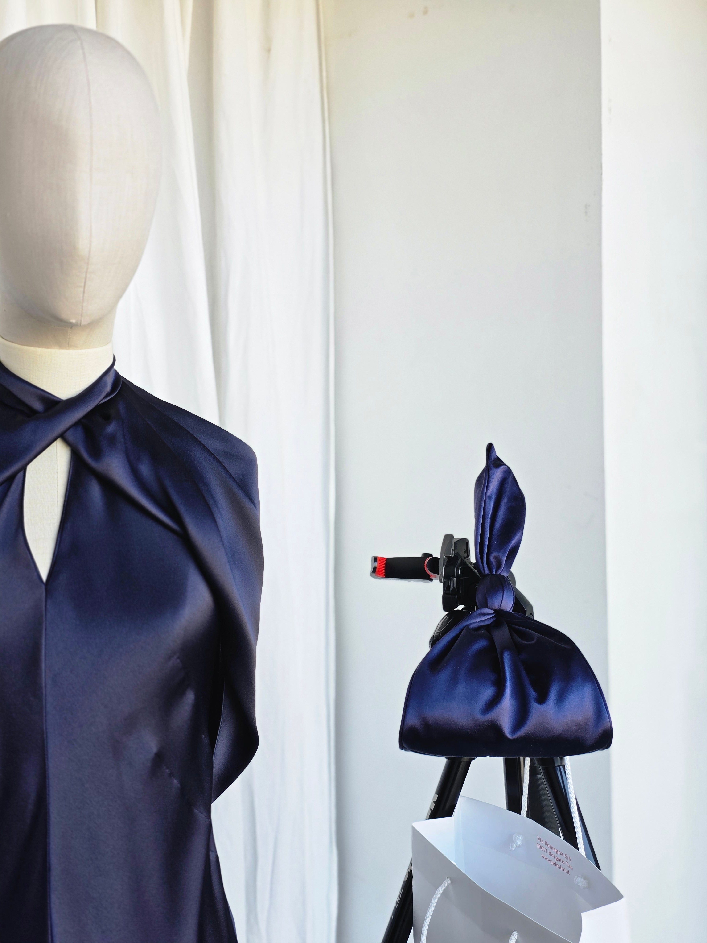 Alberta Ferretti - Bucket bag blu