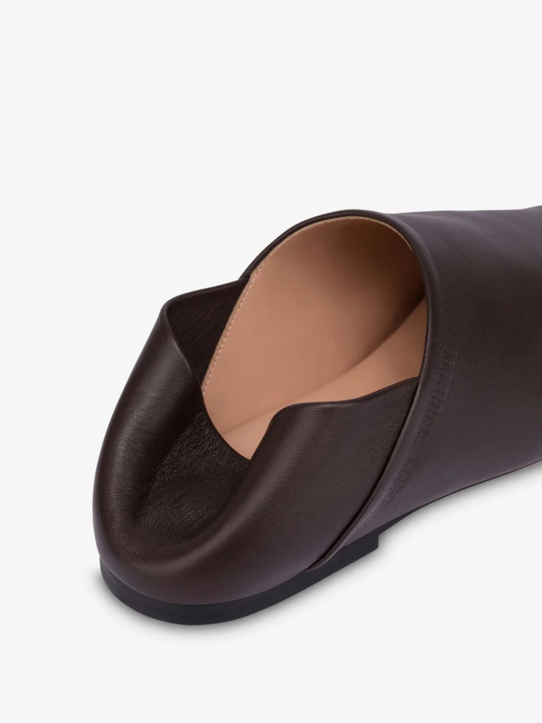 Alberta Ferretti - Slipper in nappa, marrone