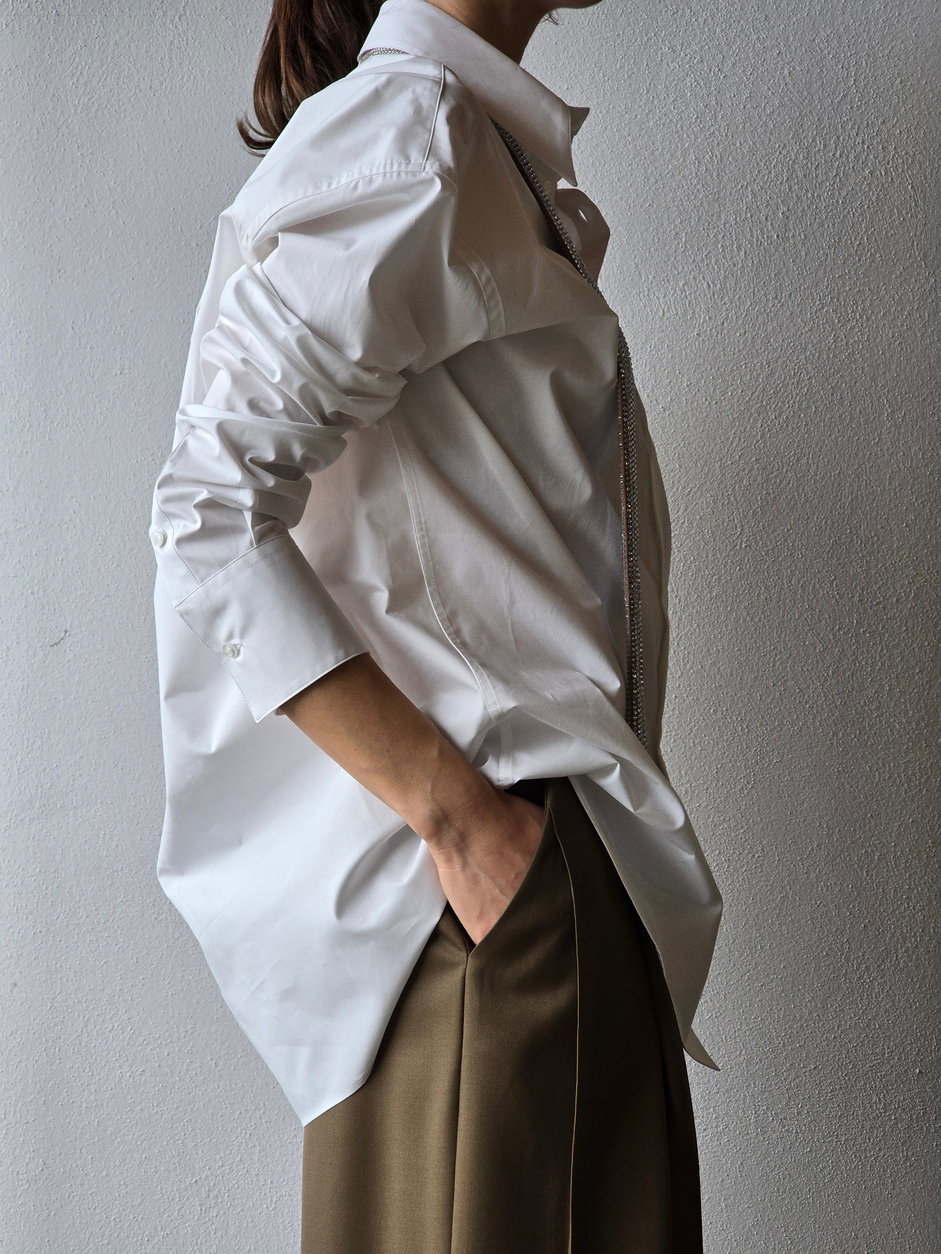 Giuseppe di Morabito - Camicia con cravatta, bianco