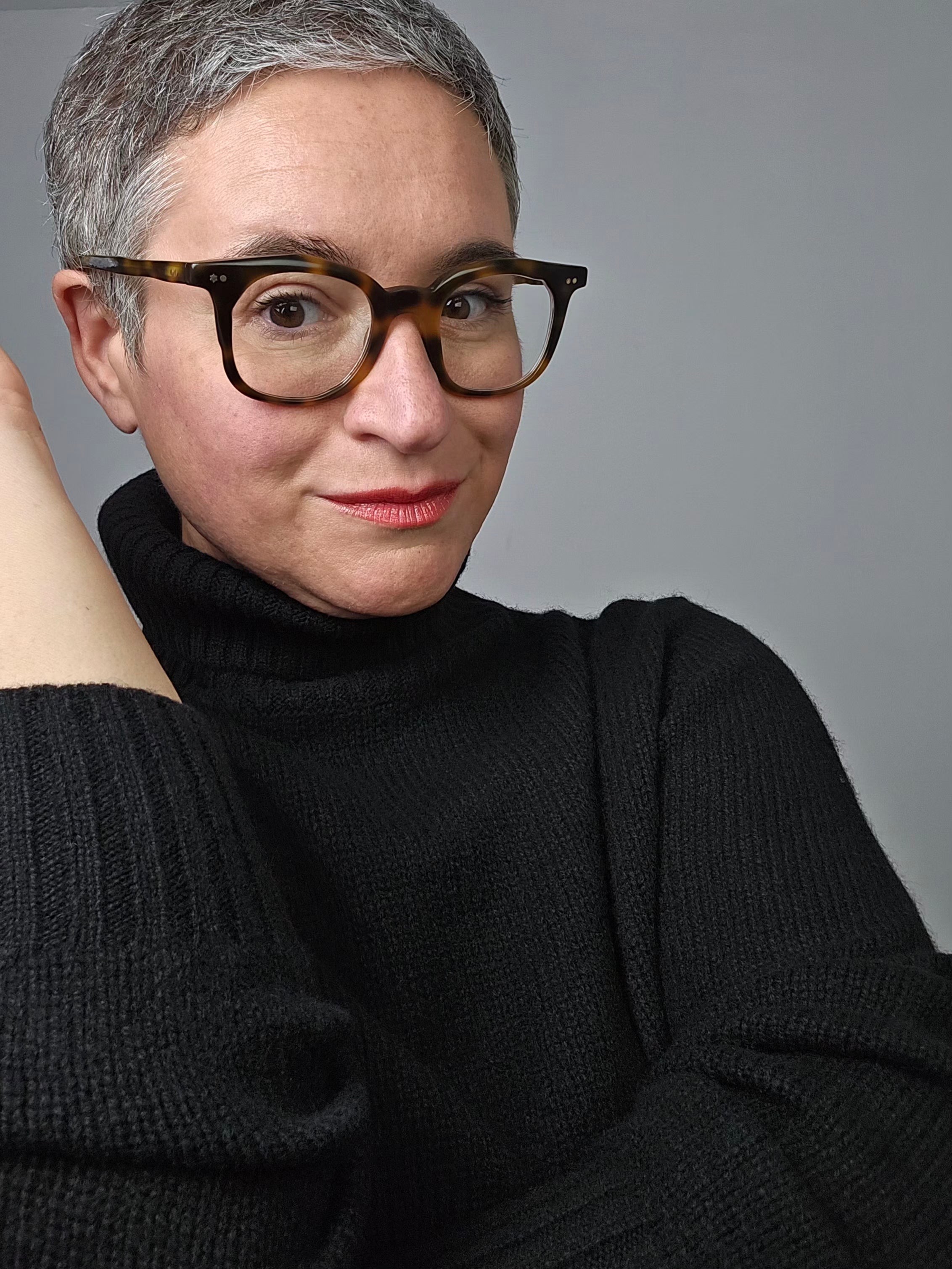 Be You - Maglia cashmere turtle neck black