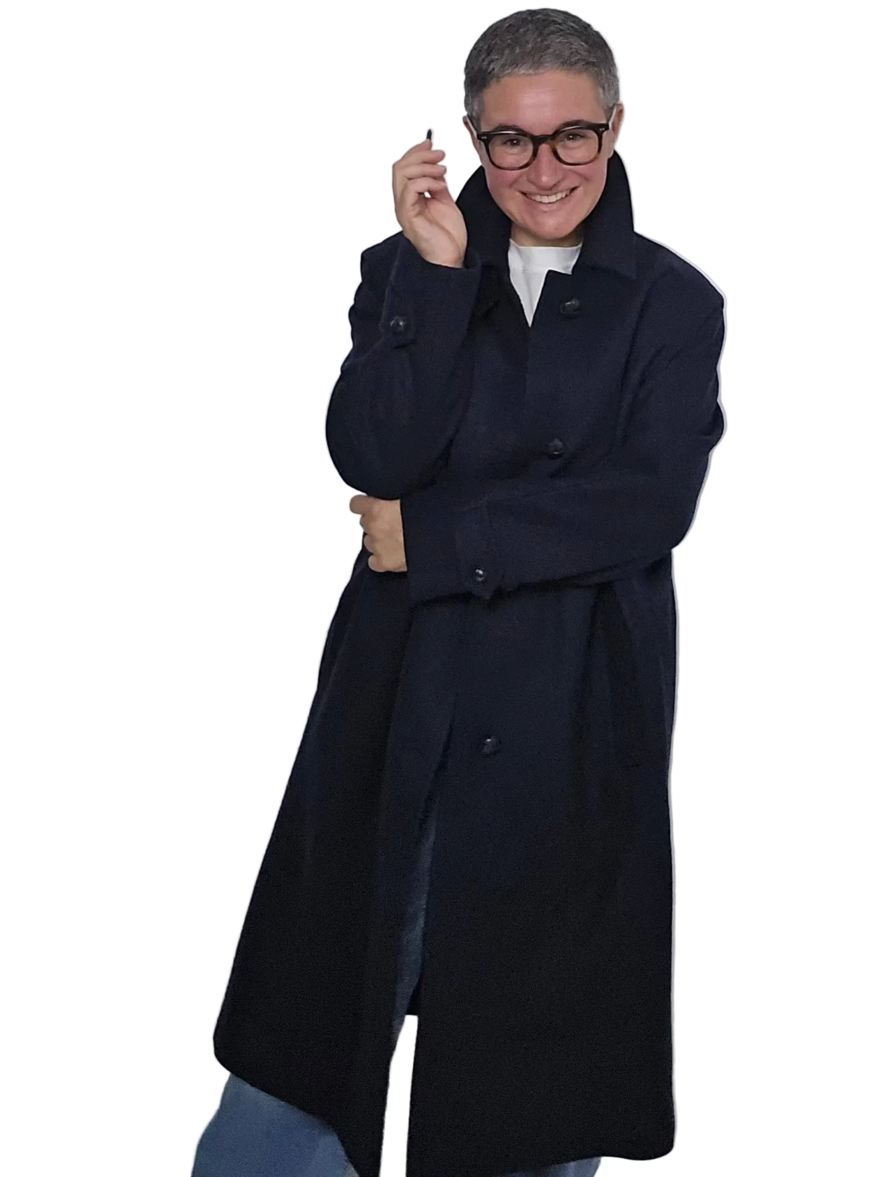 Schneiders - Cappotto lungo "Lena" blue