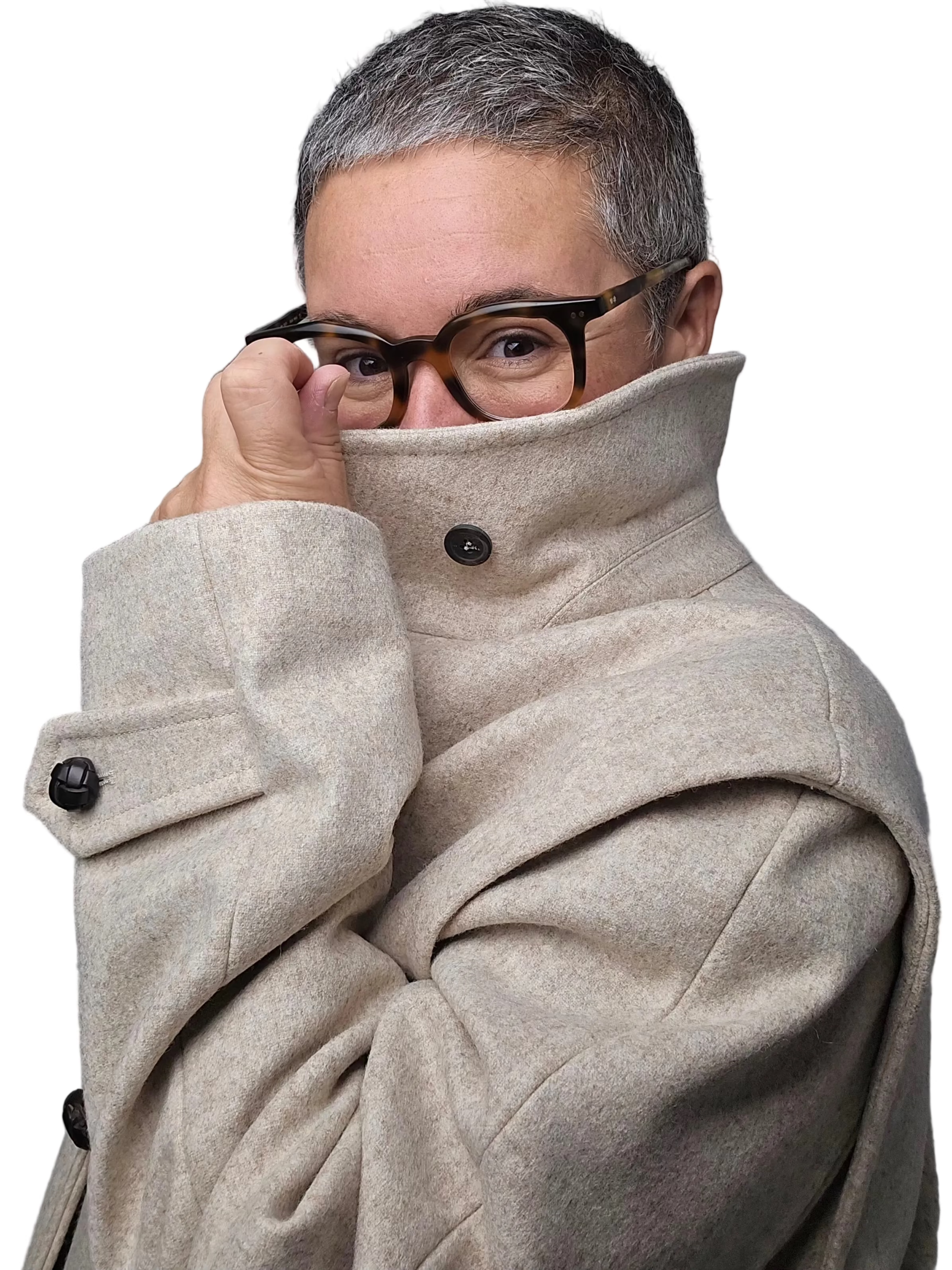 Schneiders - Cappotto lungo "Lena" almond