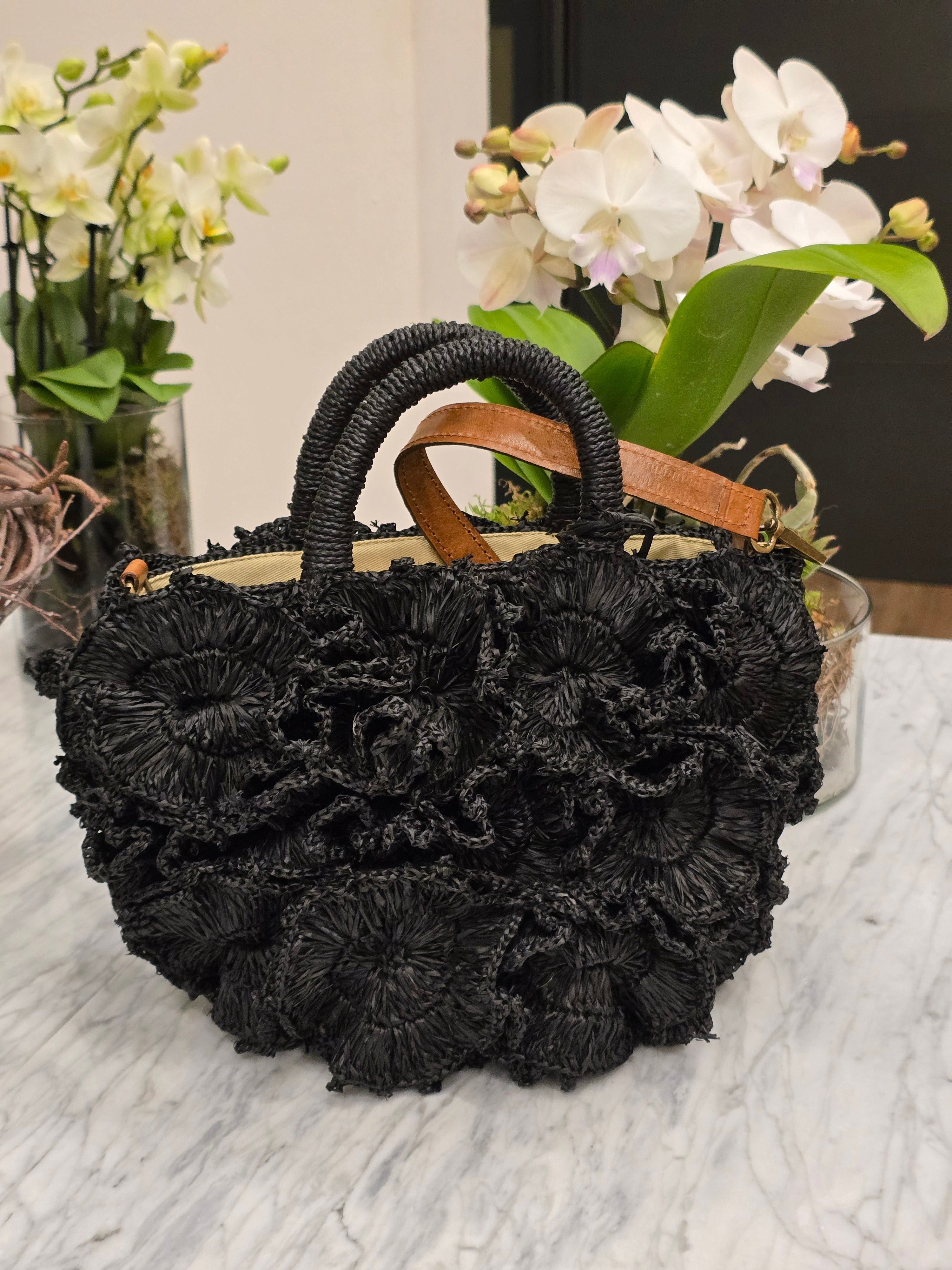 Ibeliv - Borsa a sfera "Coral" Black