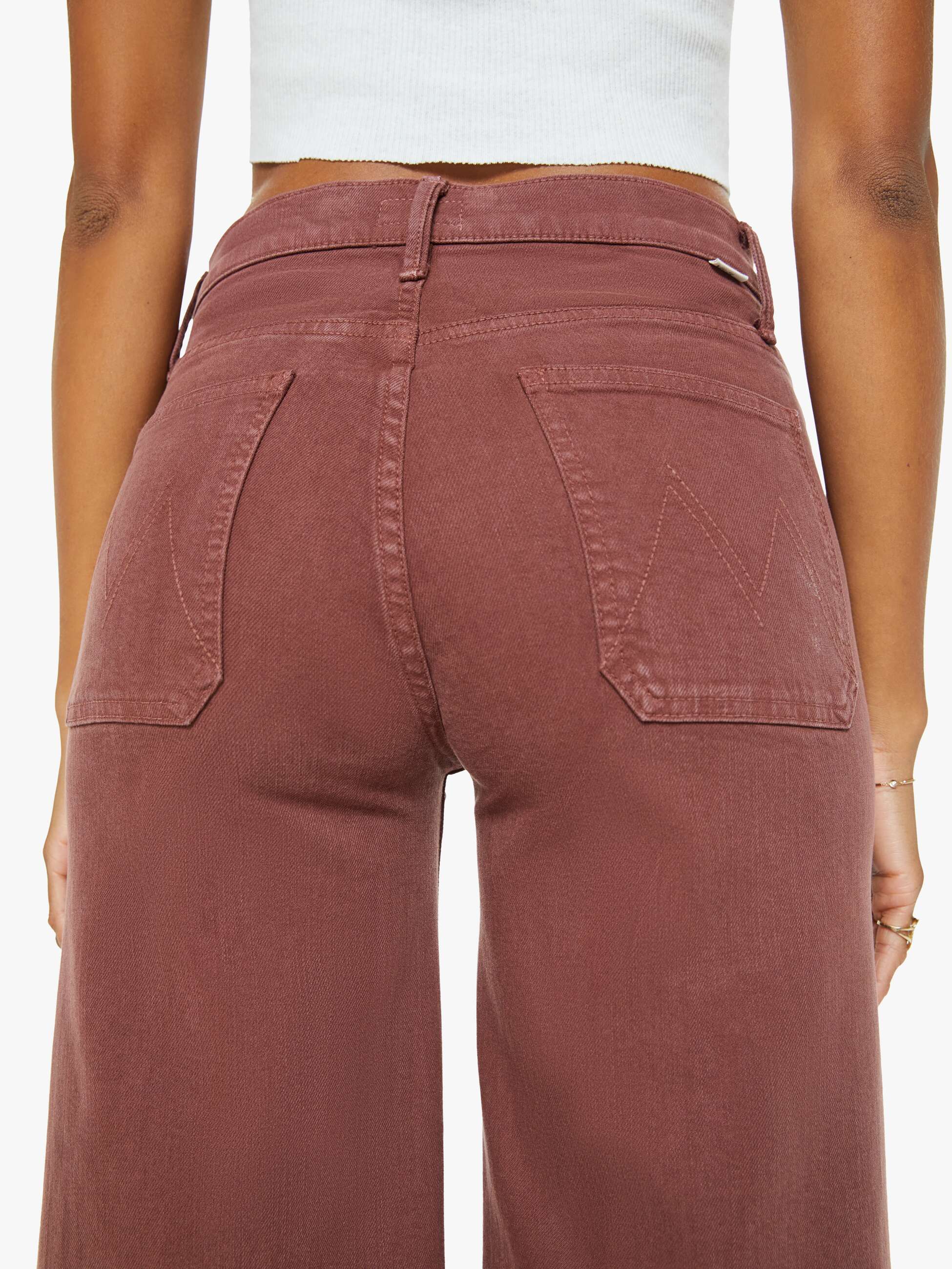 Mother Jeans - "Patch Pocket Undercover Sneak"