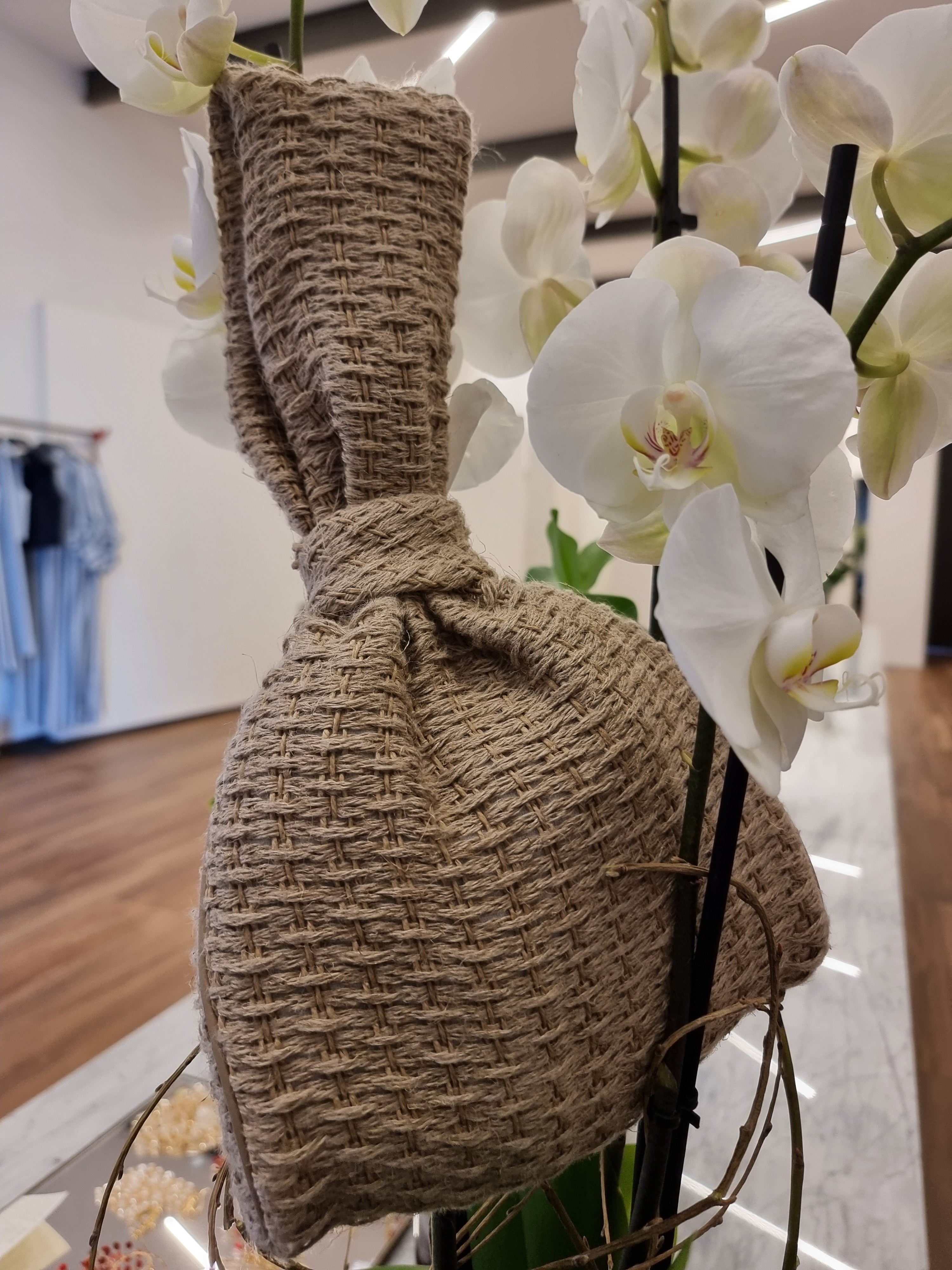 Alberta Ferretti – Bucket Bag in lino naturale