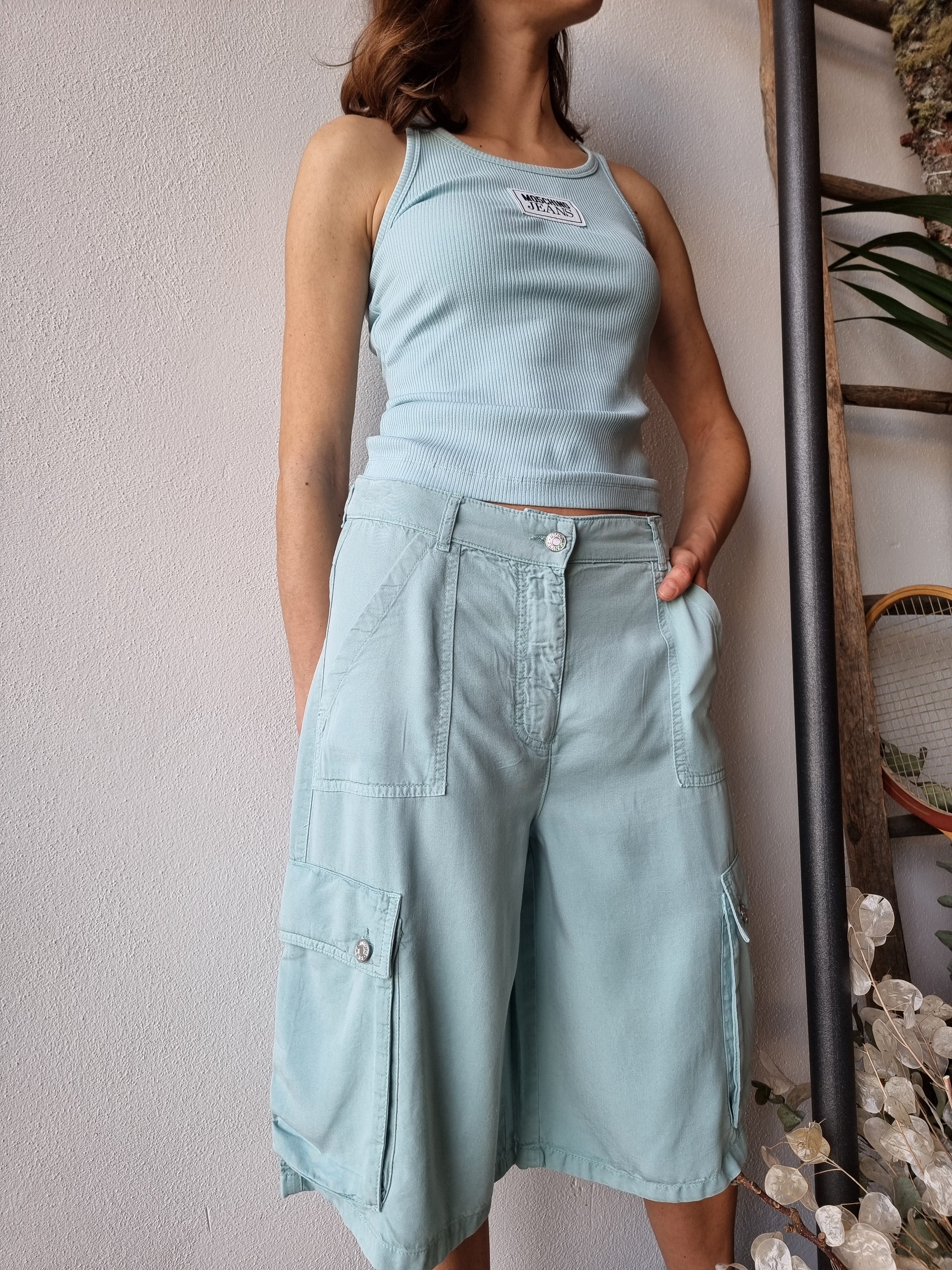 Moschino Jeans – Bermuda azzurro