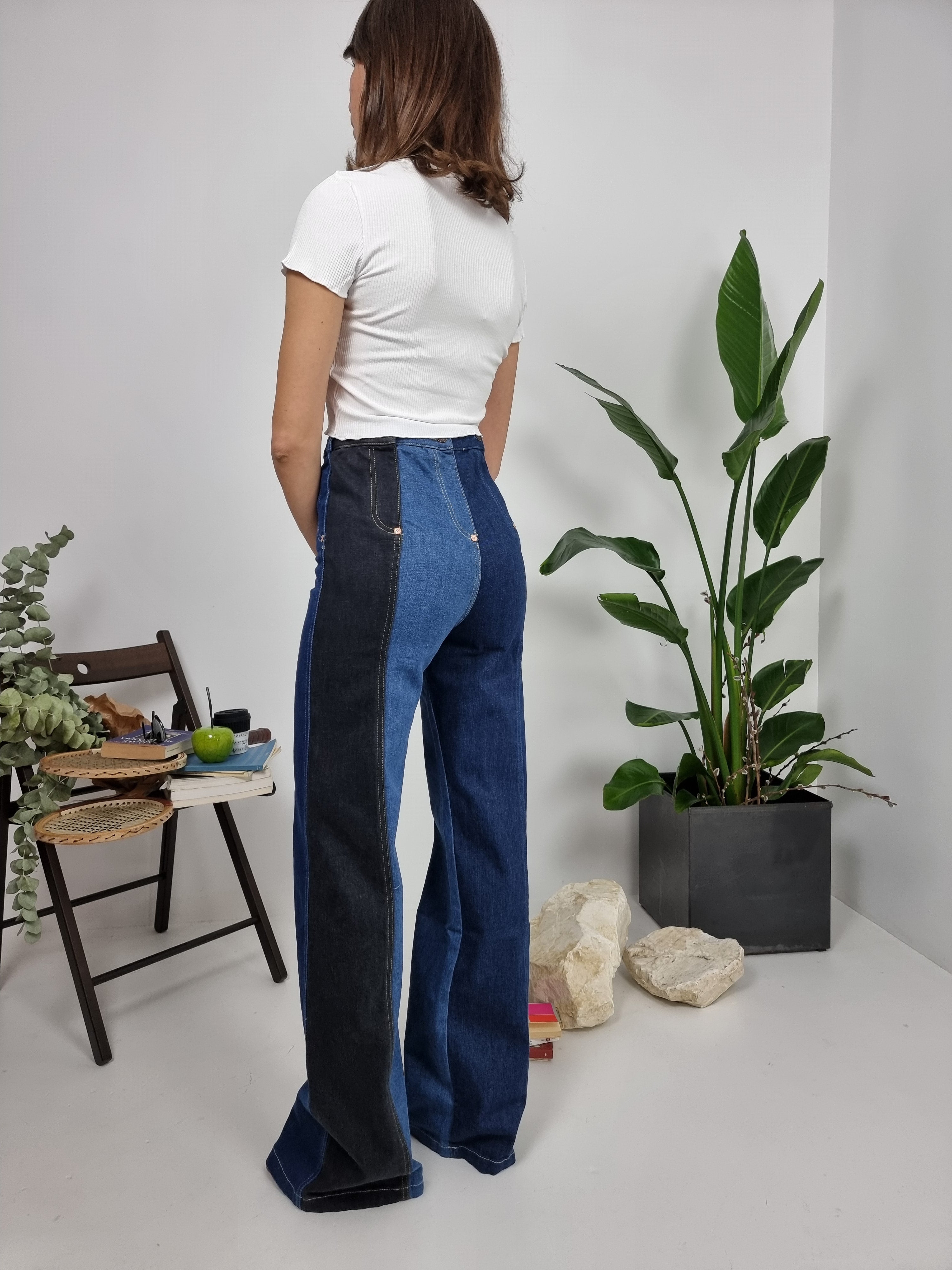 Moschino Jeans – T-shirt costina cotone bianco
