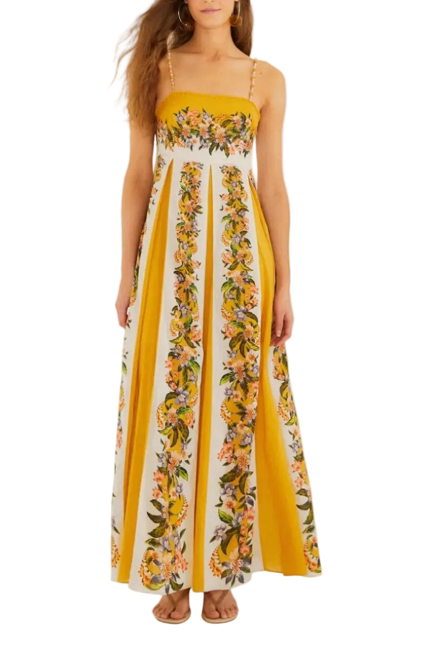 Farm Rio - Maxi abito Sand Hilo Stripes