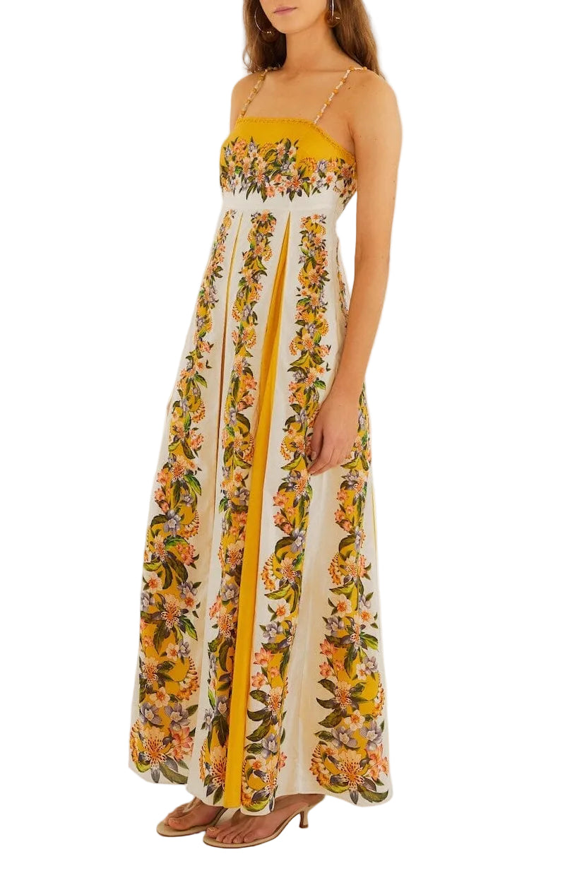 Farm Rio - Maxi abito Sand Hilo Stripes