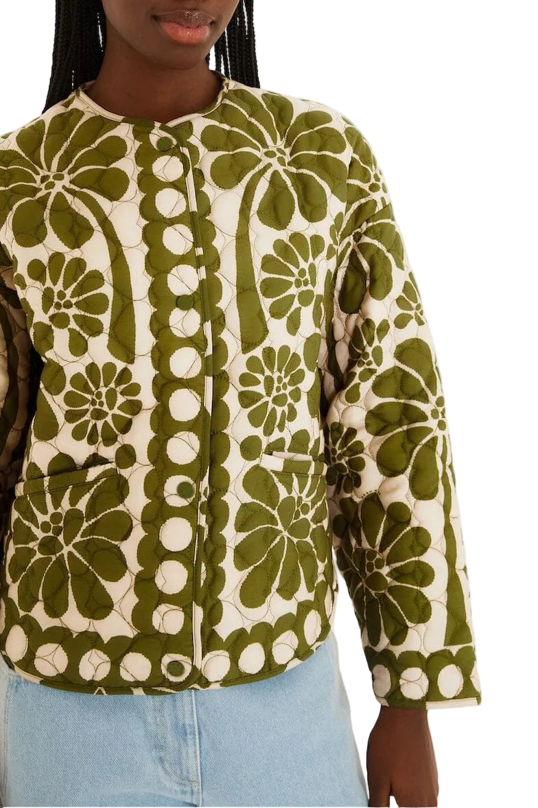 Farm Rio - Giacca trapuntata verde