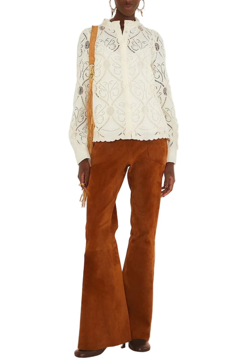 Farm Rio - Camicia pizzo bianco