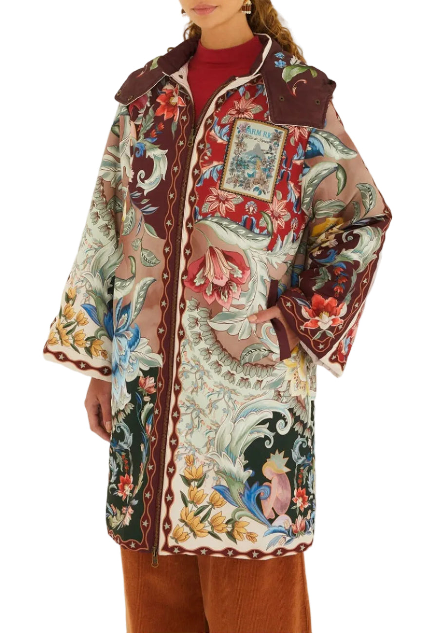 Farm Rio - Maxi Kimono reversibile lunar boho