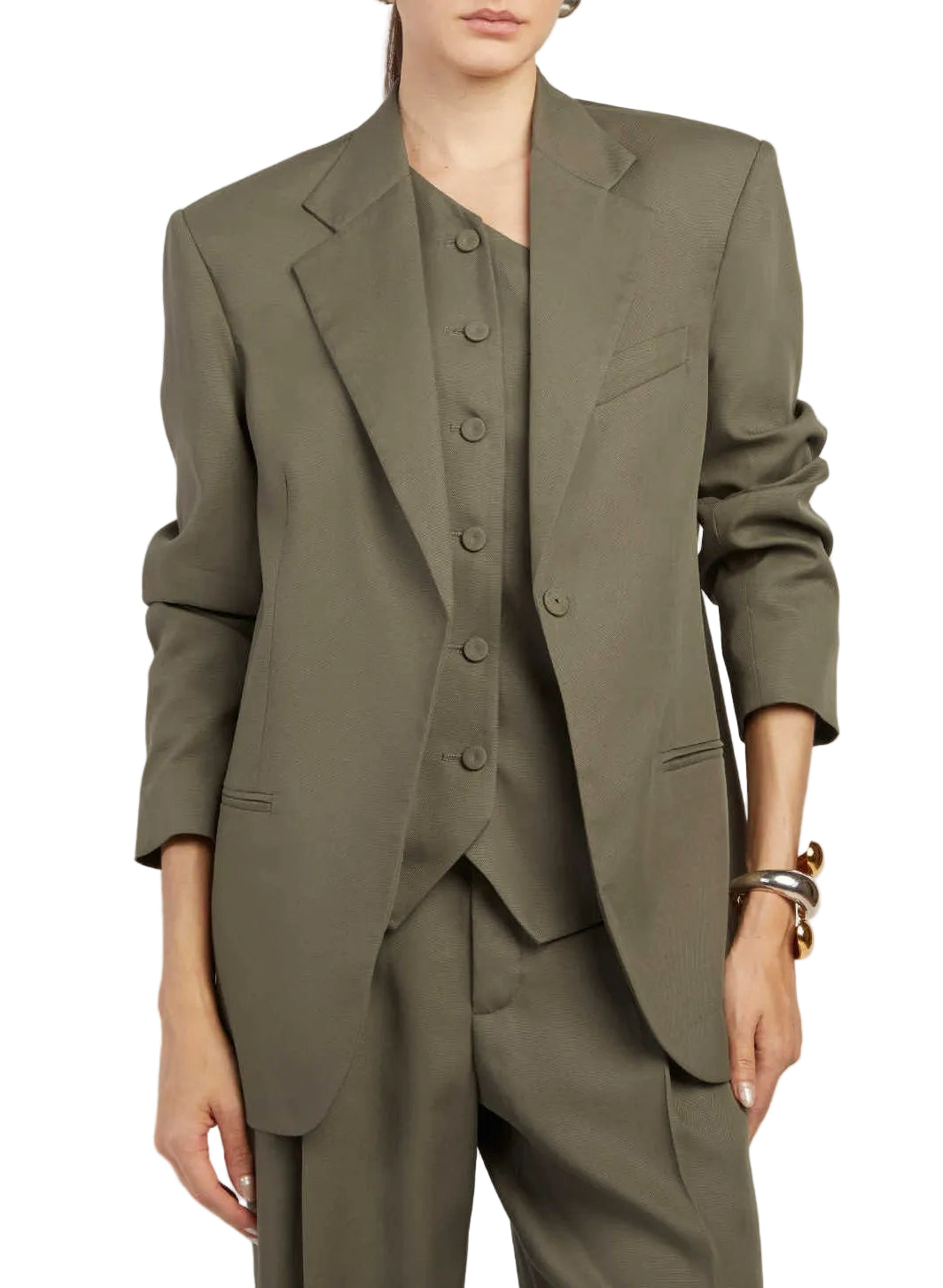 Federica Tosi - Blazer over verde militare