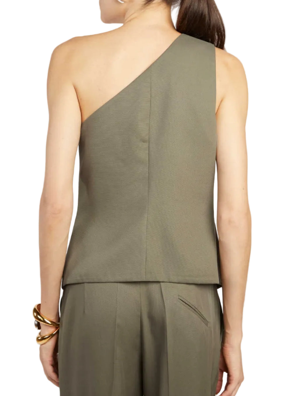 Federica Tosi - Gilet monospalla verdone
