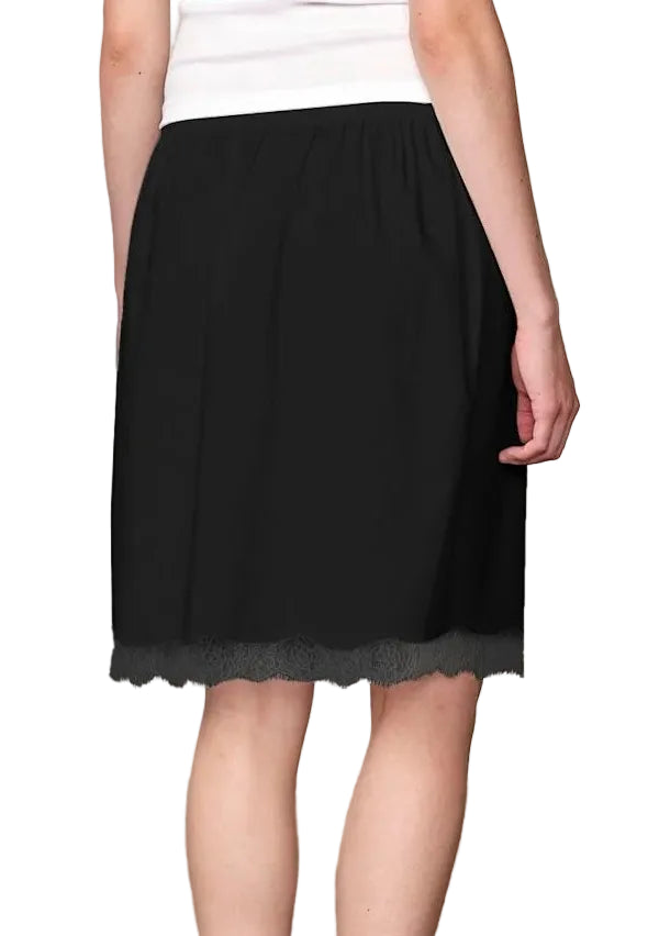 Herskind - Gonna in pizzo nera "Eugene"