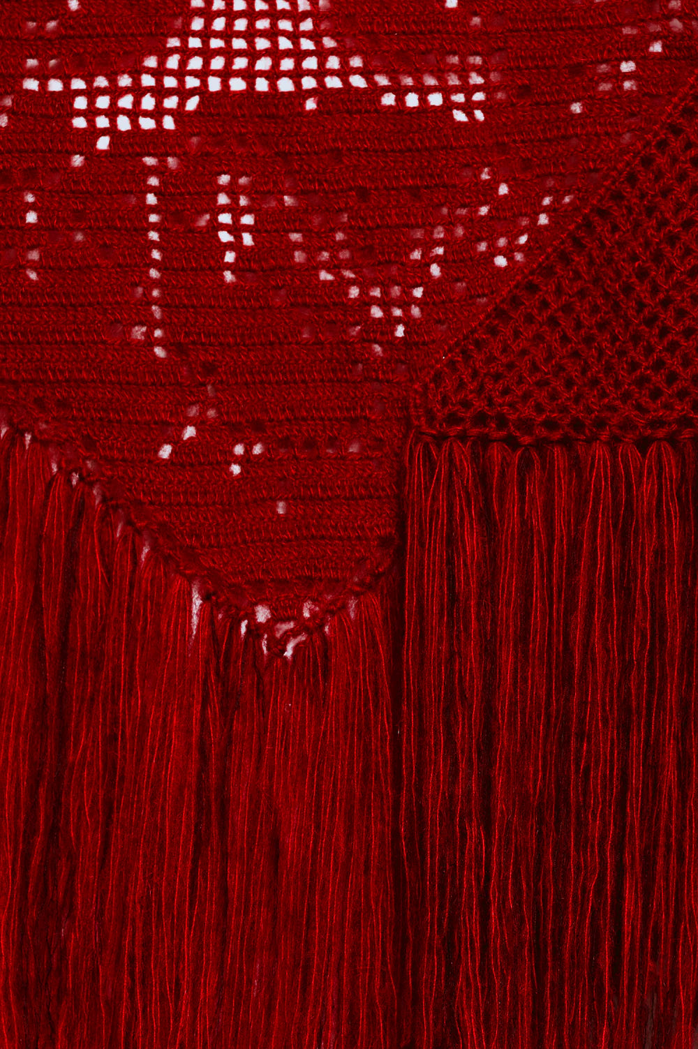 Scialle Coperta Peonia Fuoco Chiara Is