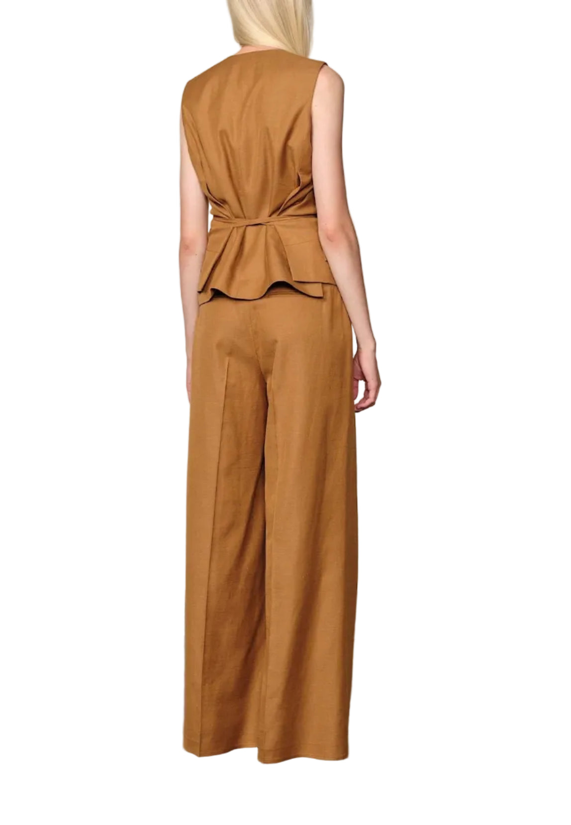Herskind - Pantalone caramello "Lotus"