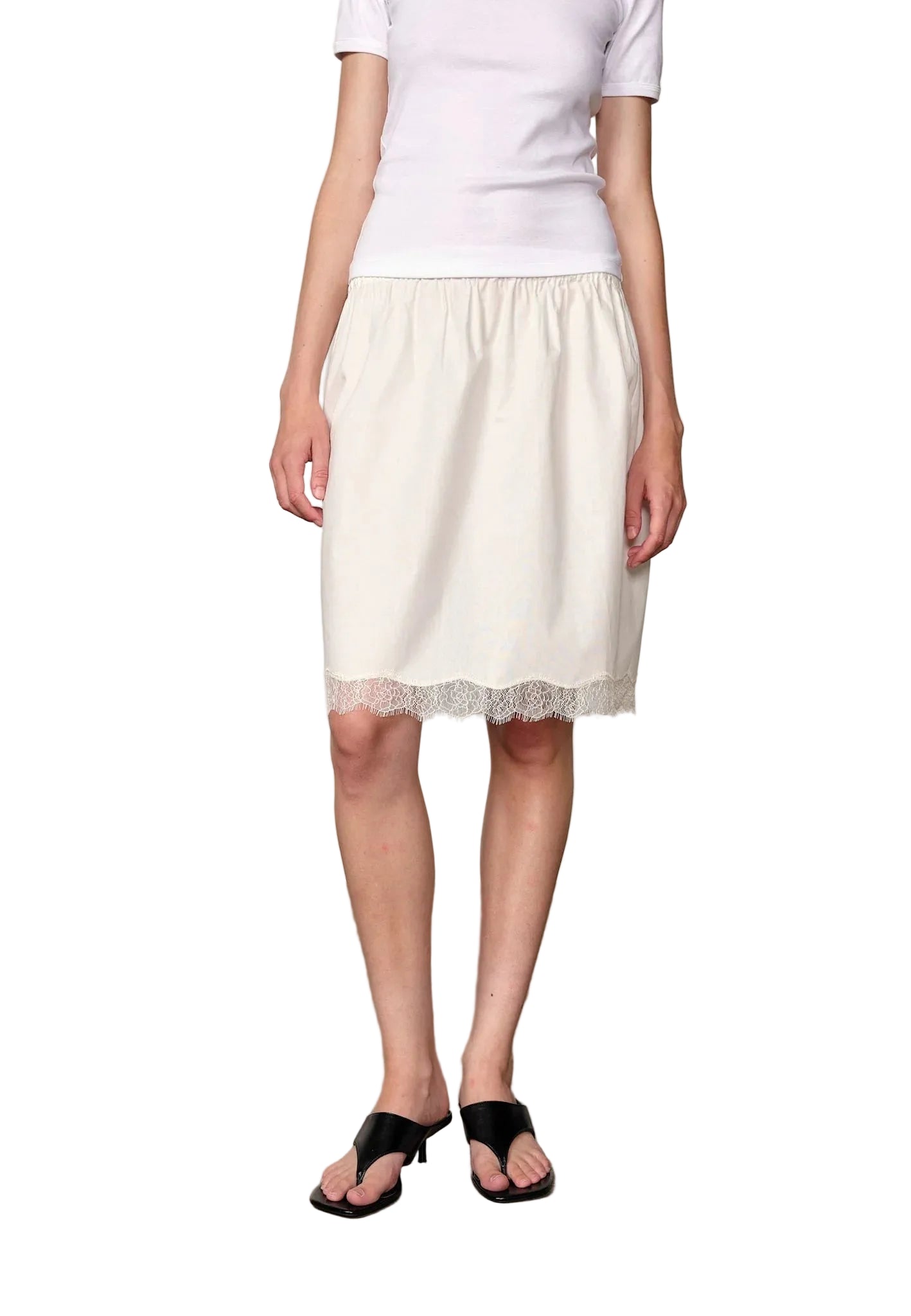 Herskind - Gonna pizzo bianca "Eugene"