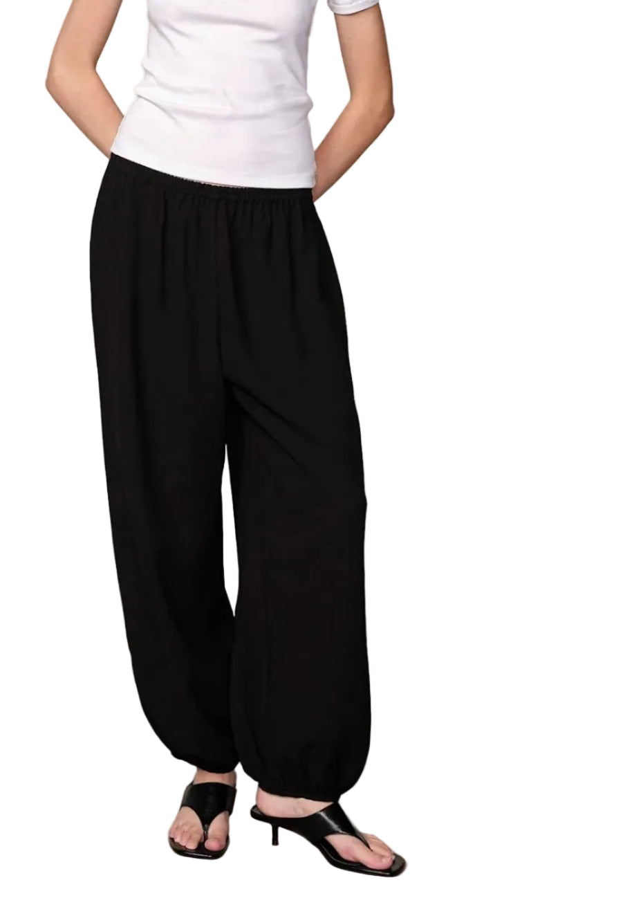Herskind - Pantalone raso "Nya" nero