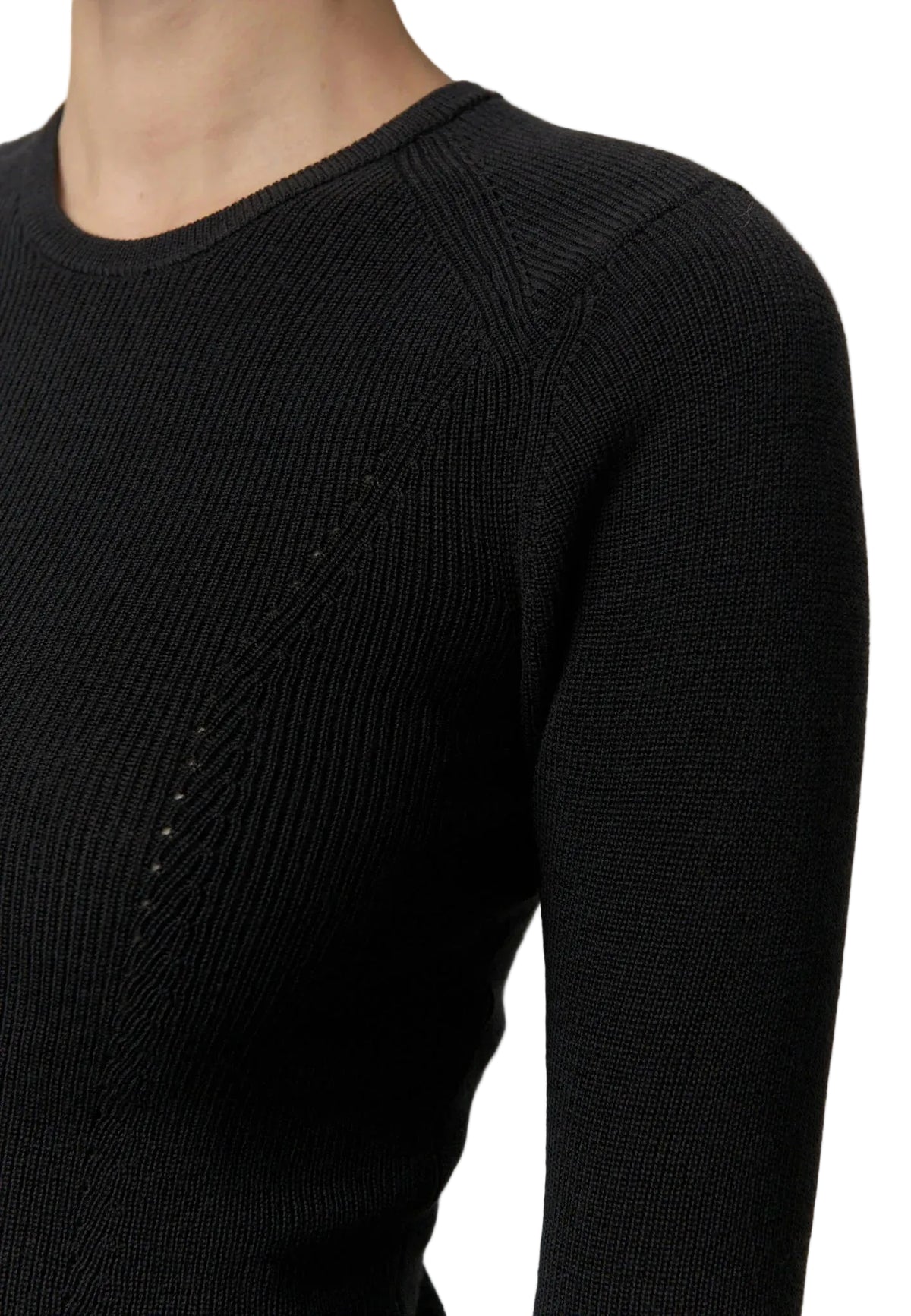 Herskind - Maglia girocollo "Camil" nera