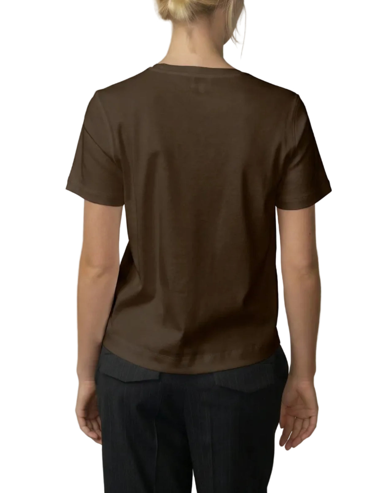 Herskind - T-shirt girocollo dark brown