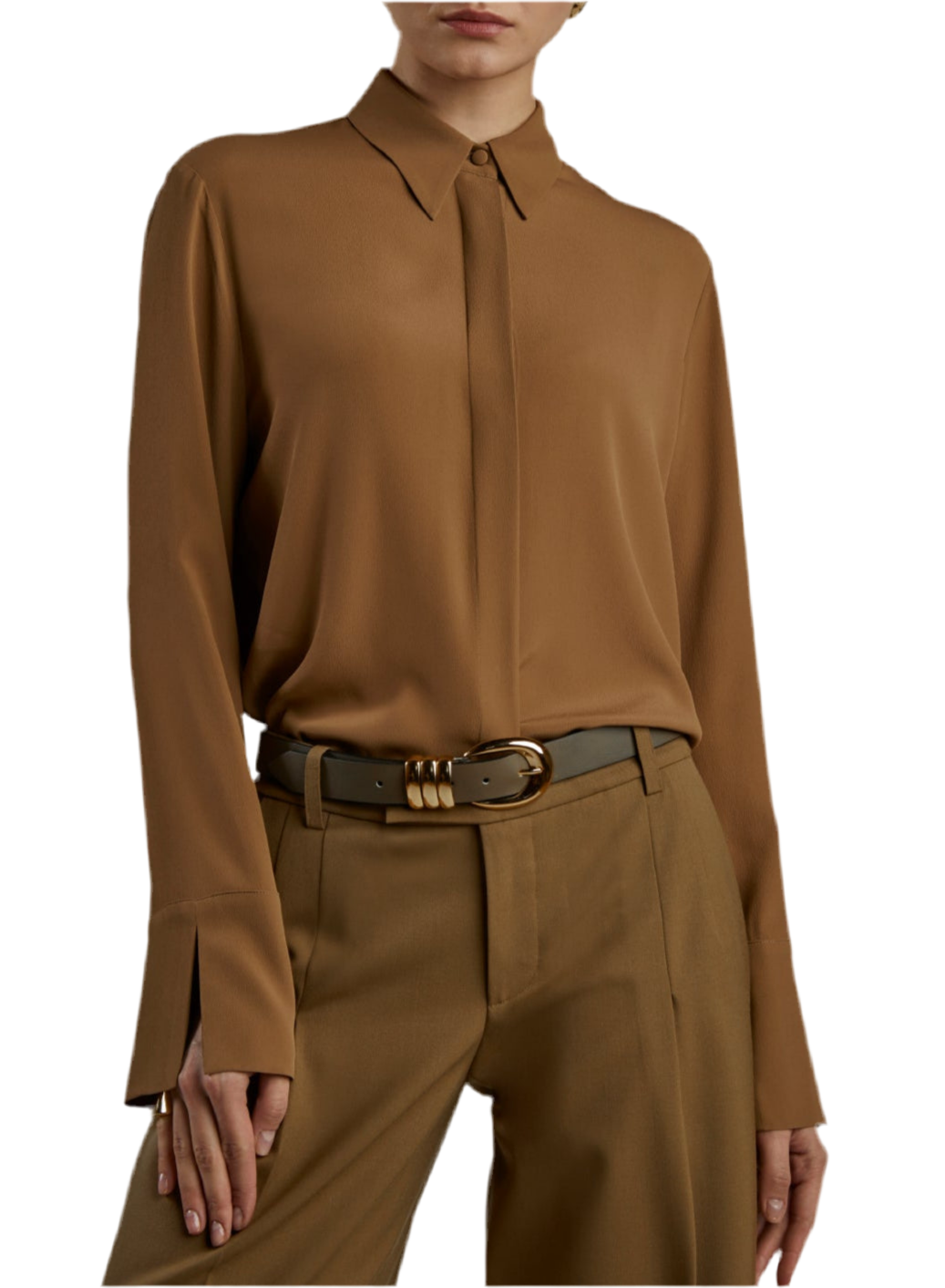 Federica Tosi - Camicia taupe over