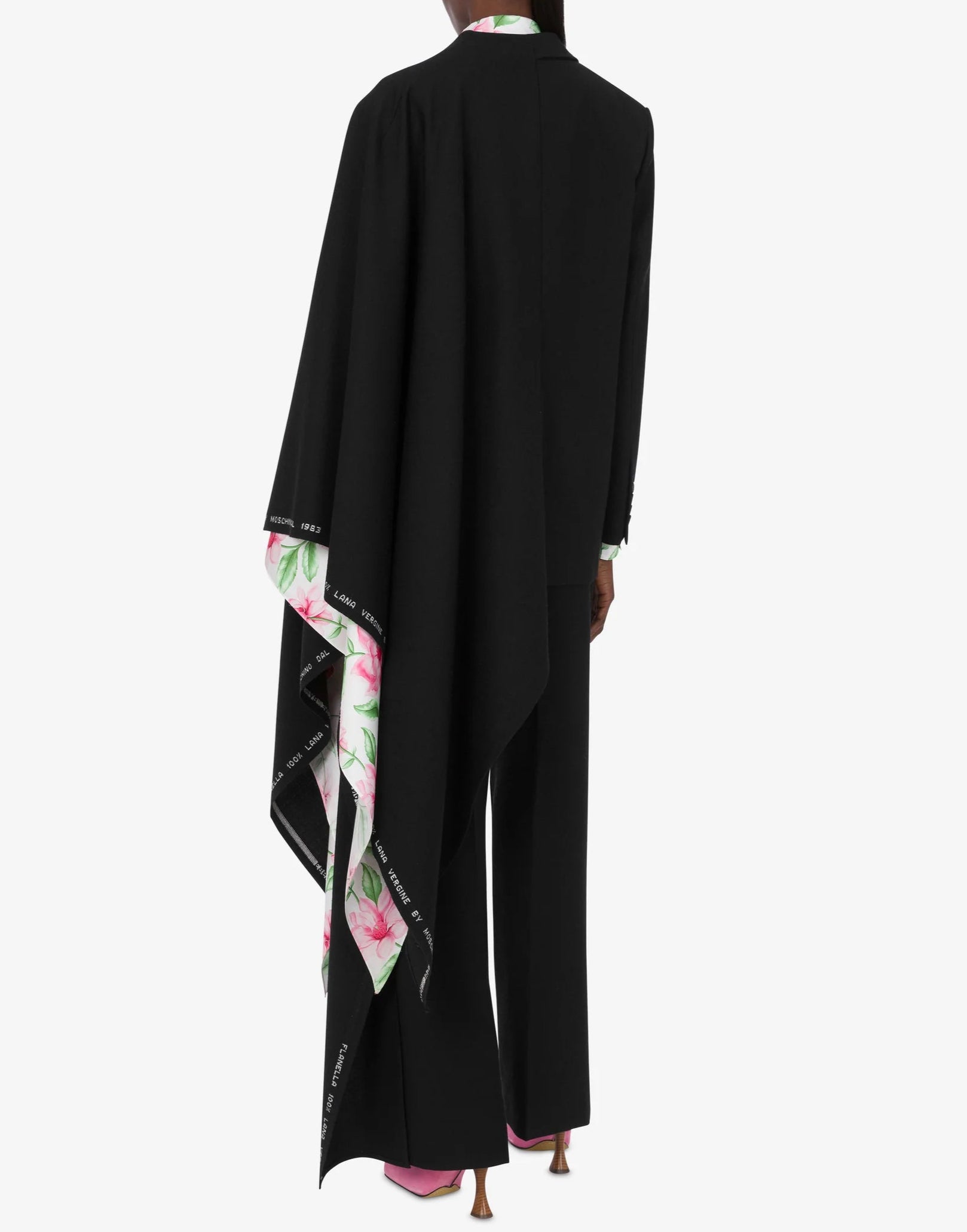 Moschino - Giacca flanella nera